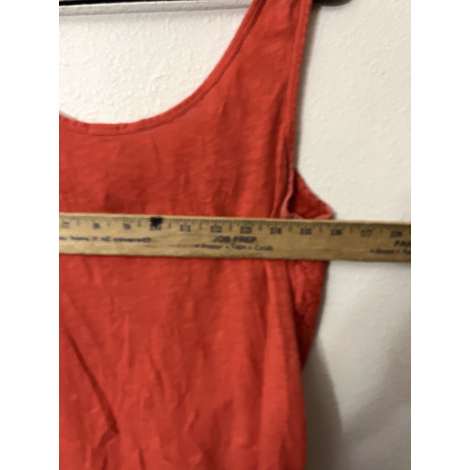 J.Crew VINTAGE J. Crew Lace Over Tank Top Women Medium Orange Sleeveless Sleeveless Top 36954 Size M / US 6-8 / IT 42-44 - 4 Thumbnail
