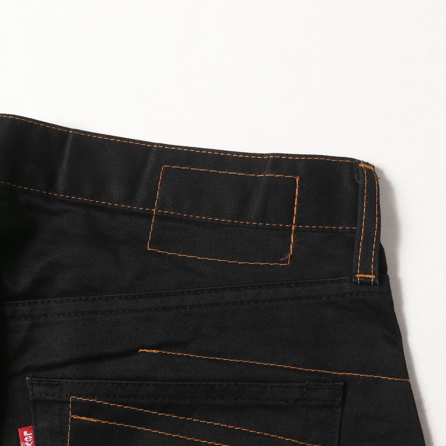 Comme des Garcons Pants Stitchwork Cotton Pants Jeans Zipper Plain Black Size US 33 - 4 Thumbnail