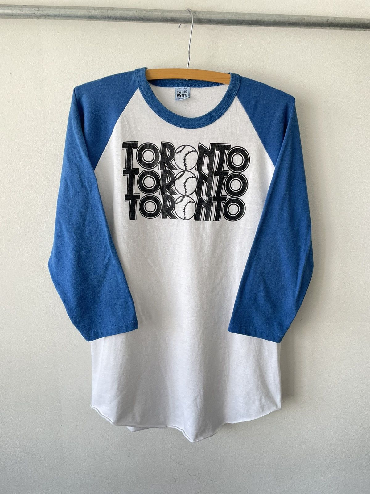 MLB Vintage 80s Toronto Baseball Raglan Size US XL / EU 56 / 4 - 1 Thumbnail
