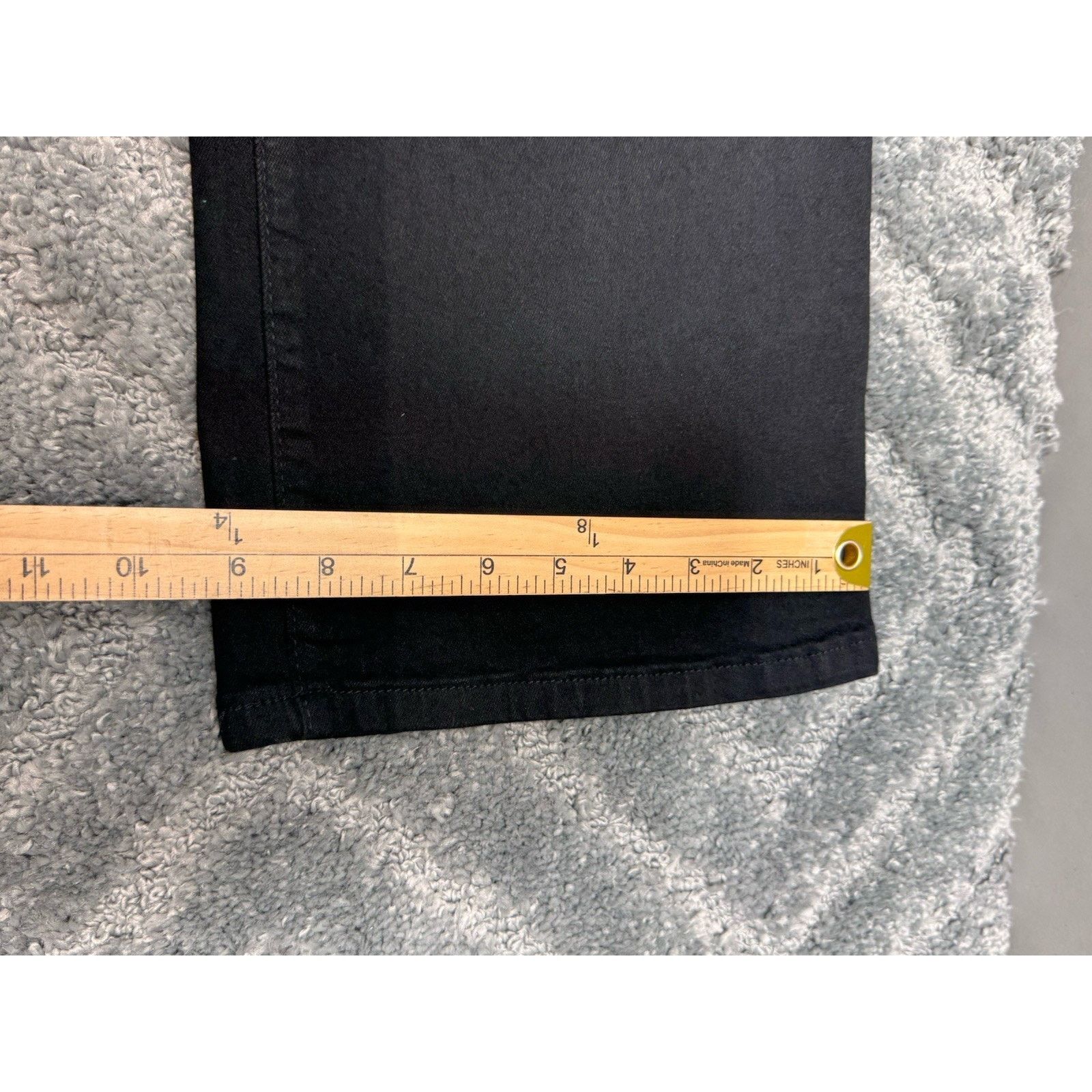 The Unbranded Brand Edikted Black Cut Out Belt Low Rise Flare Jeans L 32”X32” Size 32" / US 10 / IT 46 - 5 Thumbnail