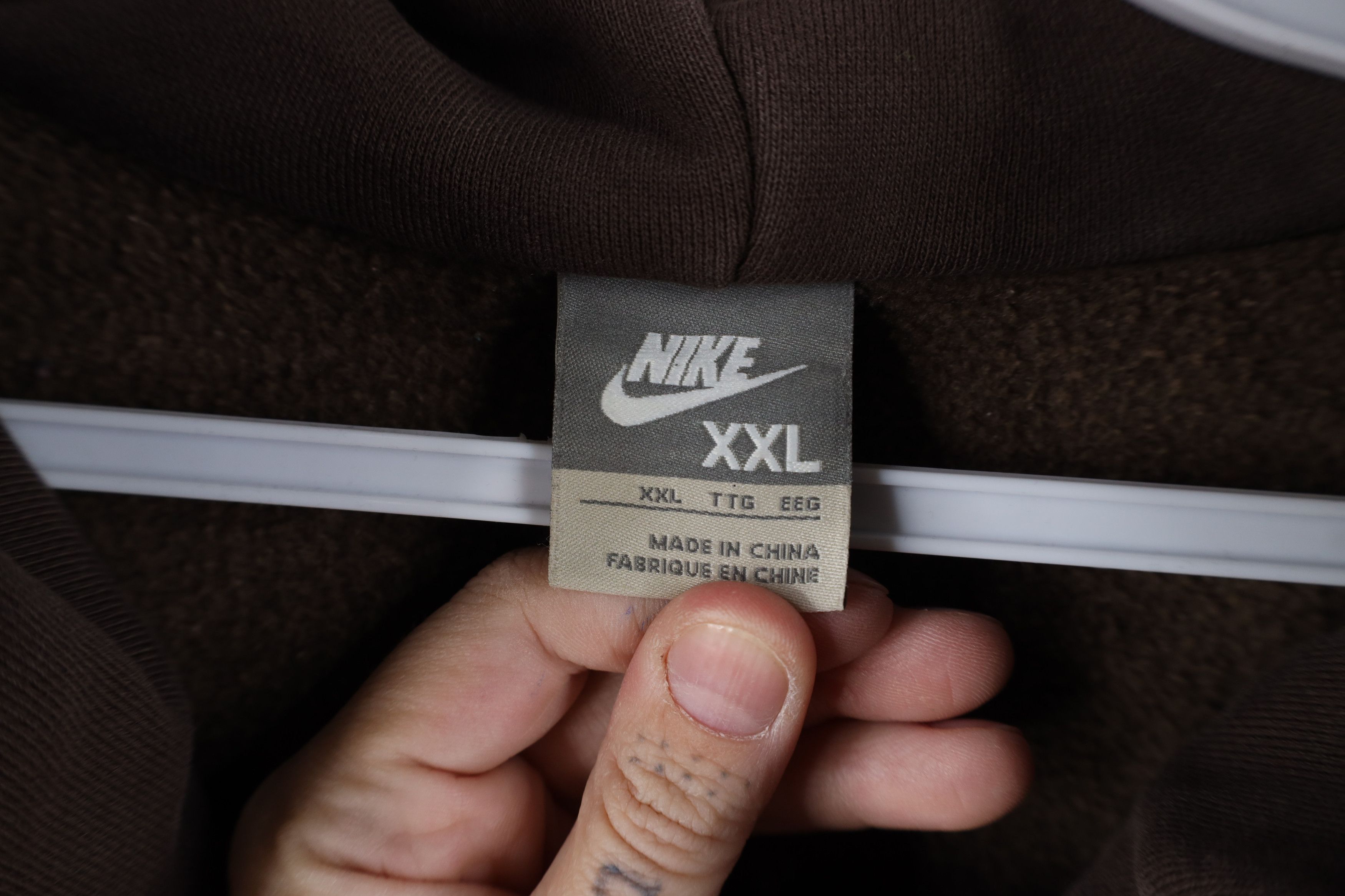 Nike Vintage Nike Scott Mini Swoosh Heavyweight Full Zip Hoodie Size US XXL / EU 58 / 5 - 9 Thumbnail
