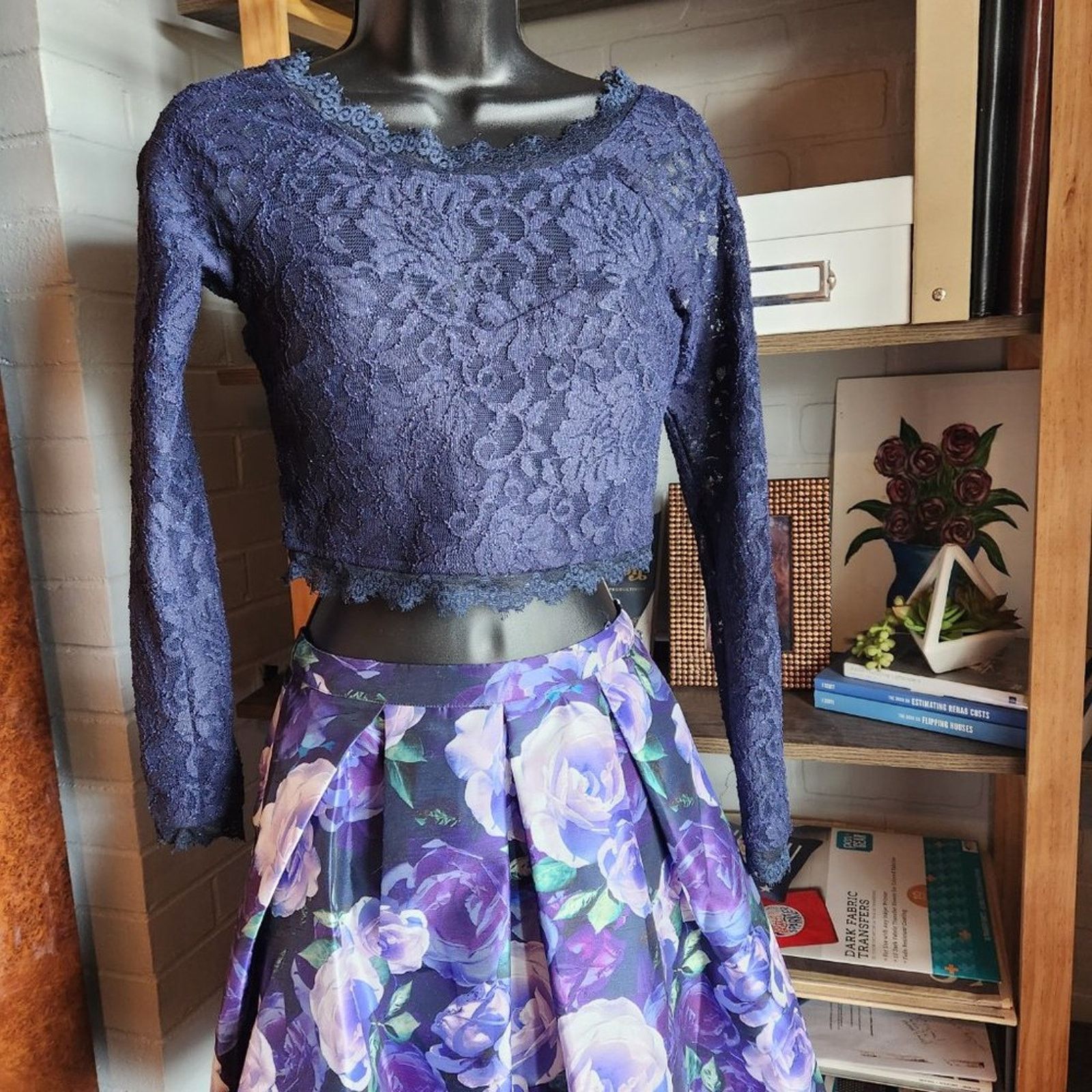 Other My Michelle Juniors Long Sleeve Dress Set Size XS / US 0-2 / IT 36-38 - 3 Thumbnail