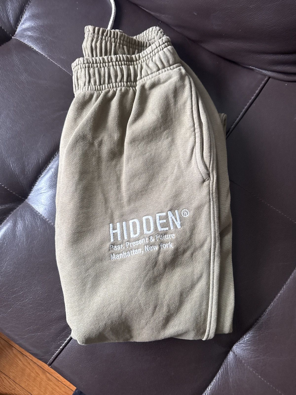 HIDDEN Hidden NY Logo Sweatpants Size US 29 - 3 Thumbnail