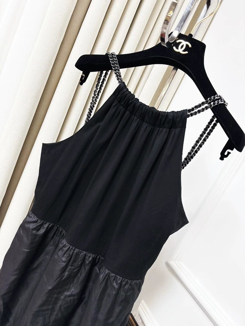 Chanel Chanel Black Chain Strap Halter Dress Size M / US 6-8 / IT 42-44 - 8 Thumbnail