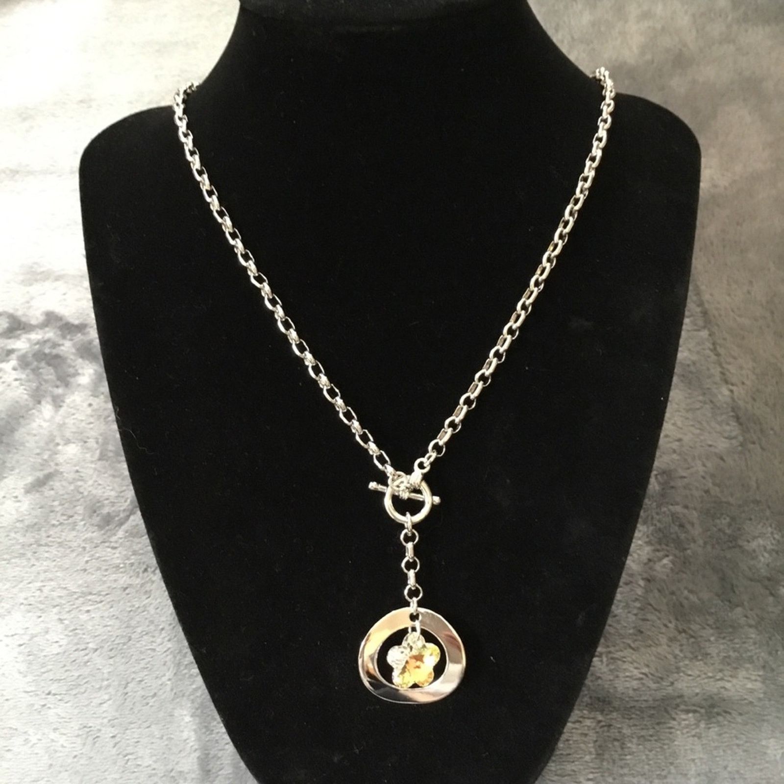 Other Silver Sparkling Star Crystal Necklace Size ONE SIZE - 2 Thumbnail
