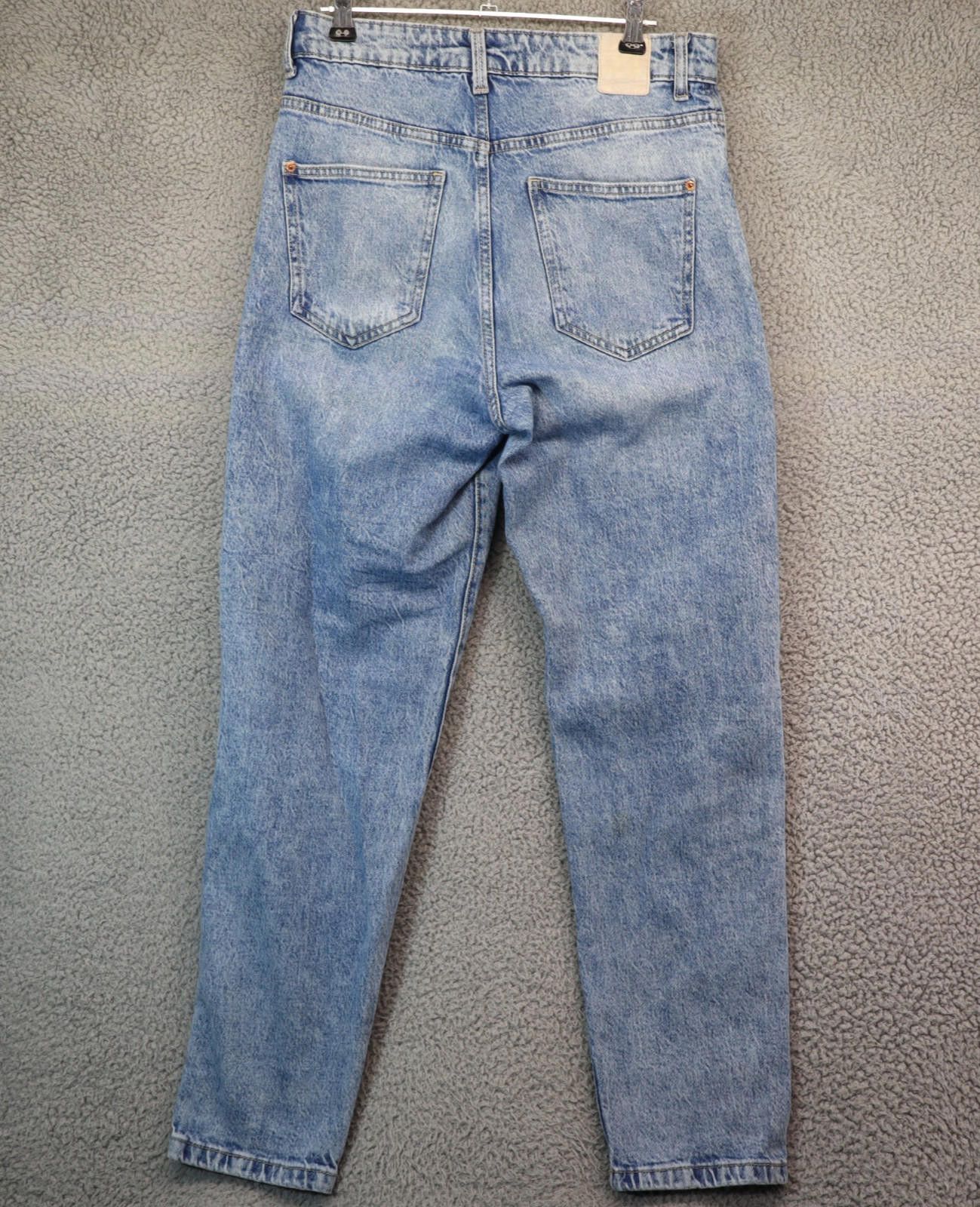 Zara Jeans Women Slim Fit Mid Rise Straight Leg