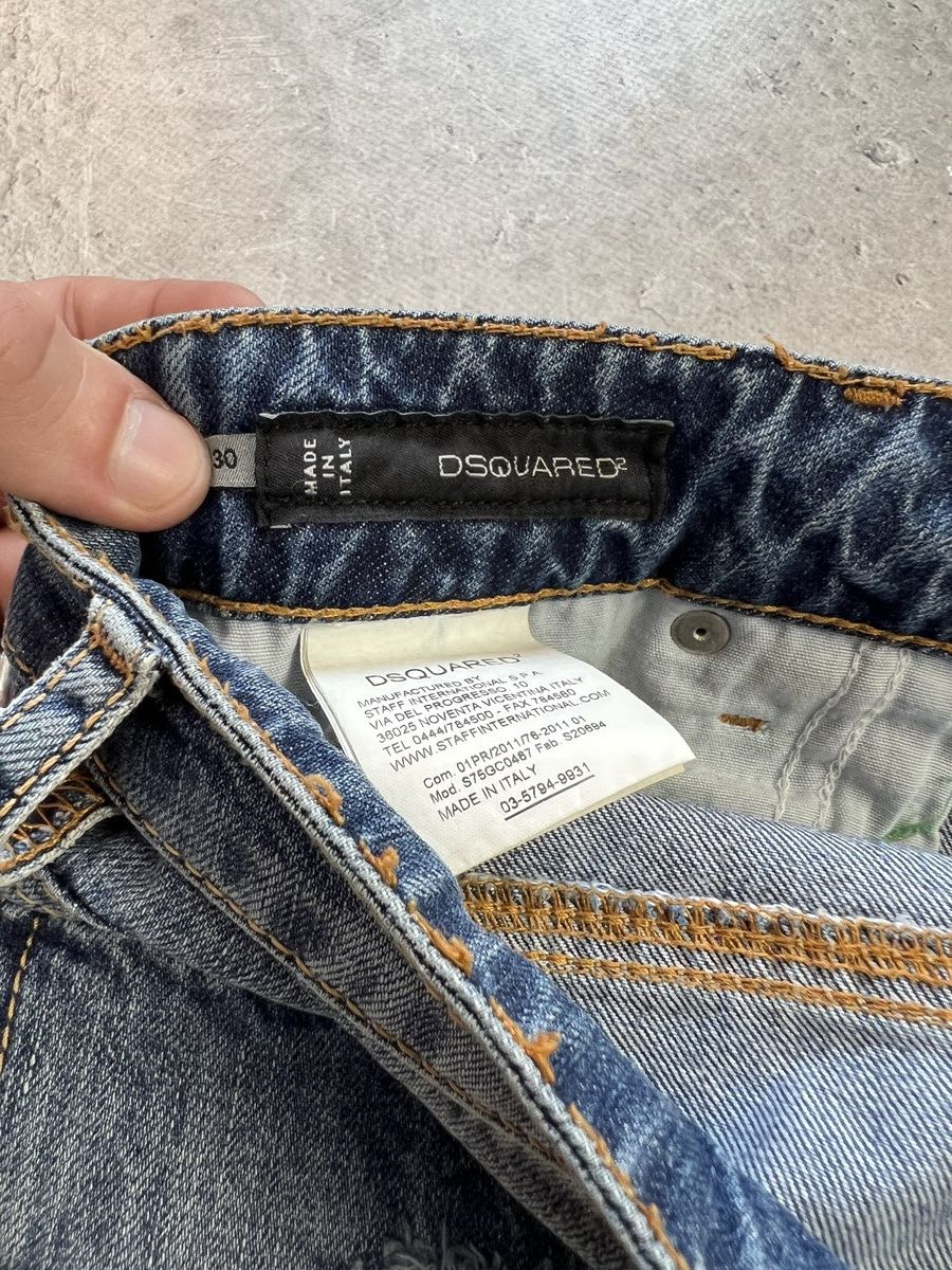 Dsquared2 Dsquared distressed luxury jeans shorts Size US 30 / EU 46 - 11 Thumbnail