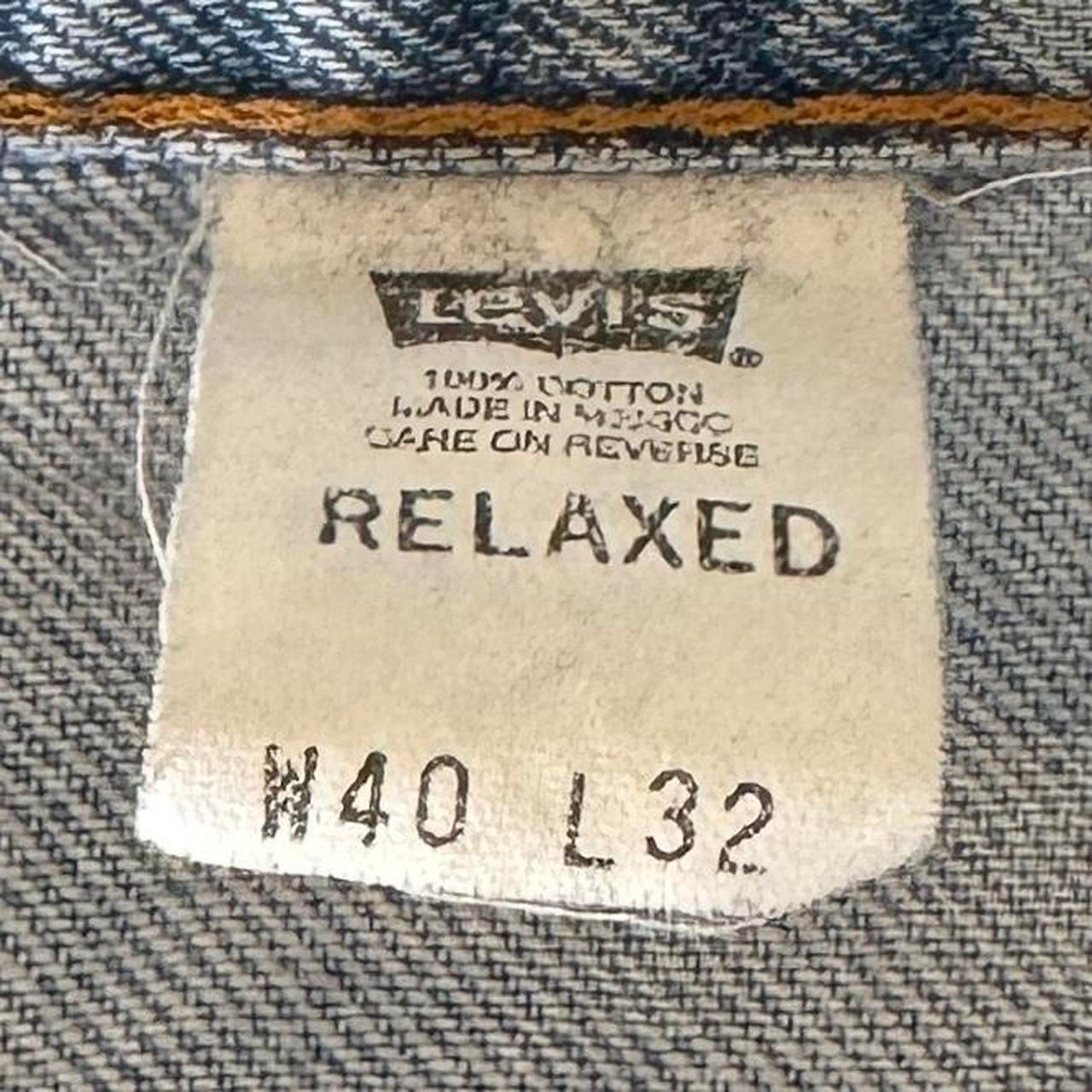 Levi's × Levi's Vintage Clothing × Vintage Vintage Levi’s 540 Relaxed Fit Baggy Light Wash Skater Jeans Size US 39 - 4 Thumbnail