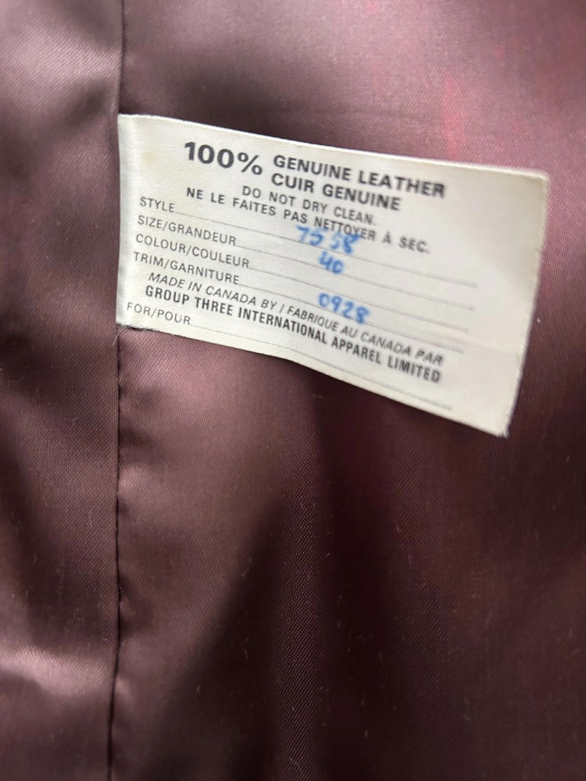 Unknown London Vintage 70s Leather Double-Breasted Trench Coat Size US L / EU 52-54 / 3 - 6 Thumbnail