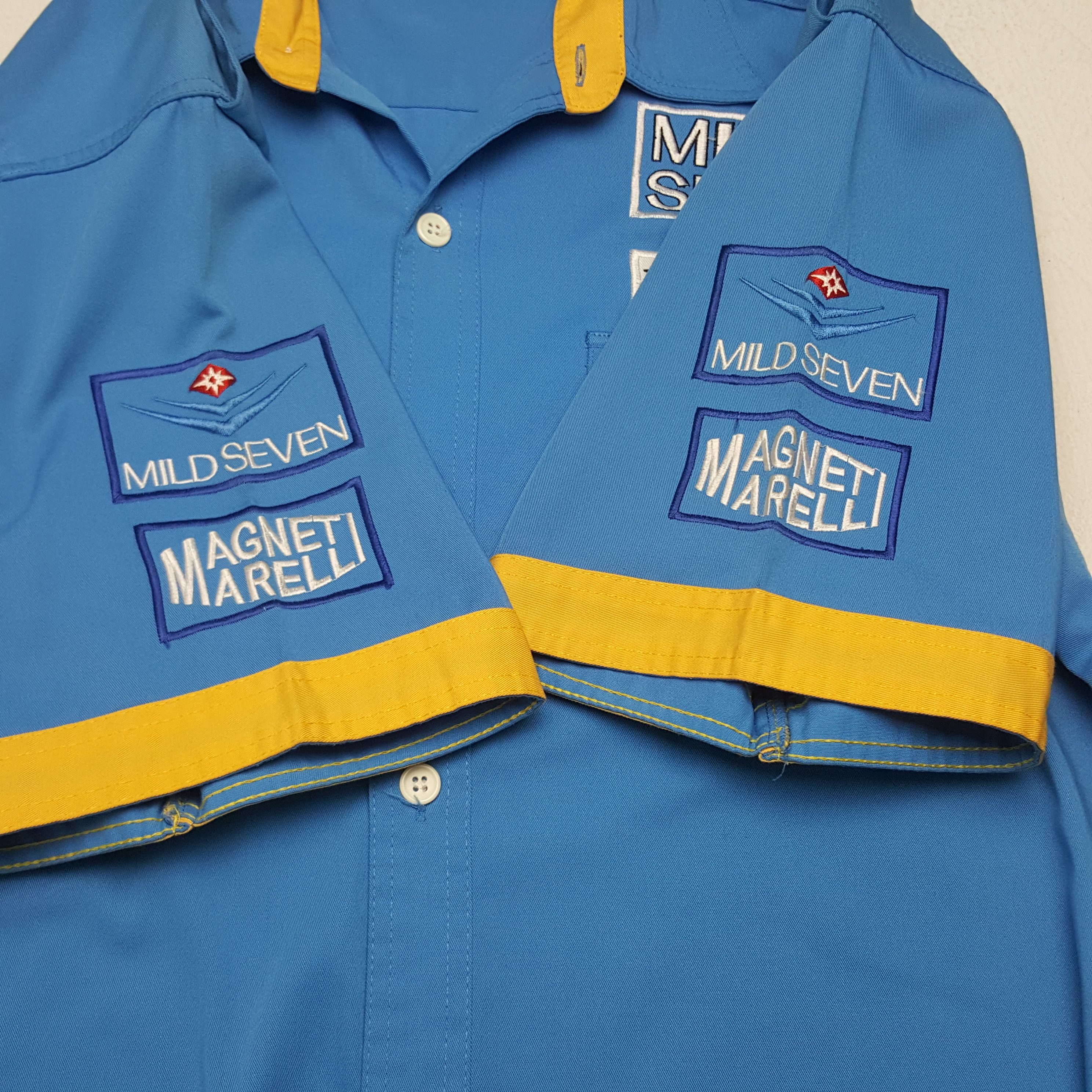 Vintage Vintage Mild Seven Sport Worker Uniform Button Up Shirt Size US L / EU 52-54 / 3 - 6 Thumbnail
