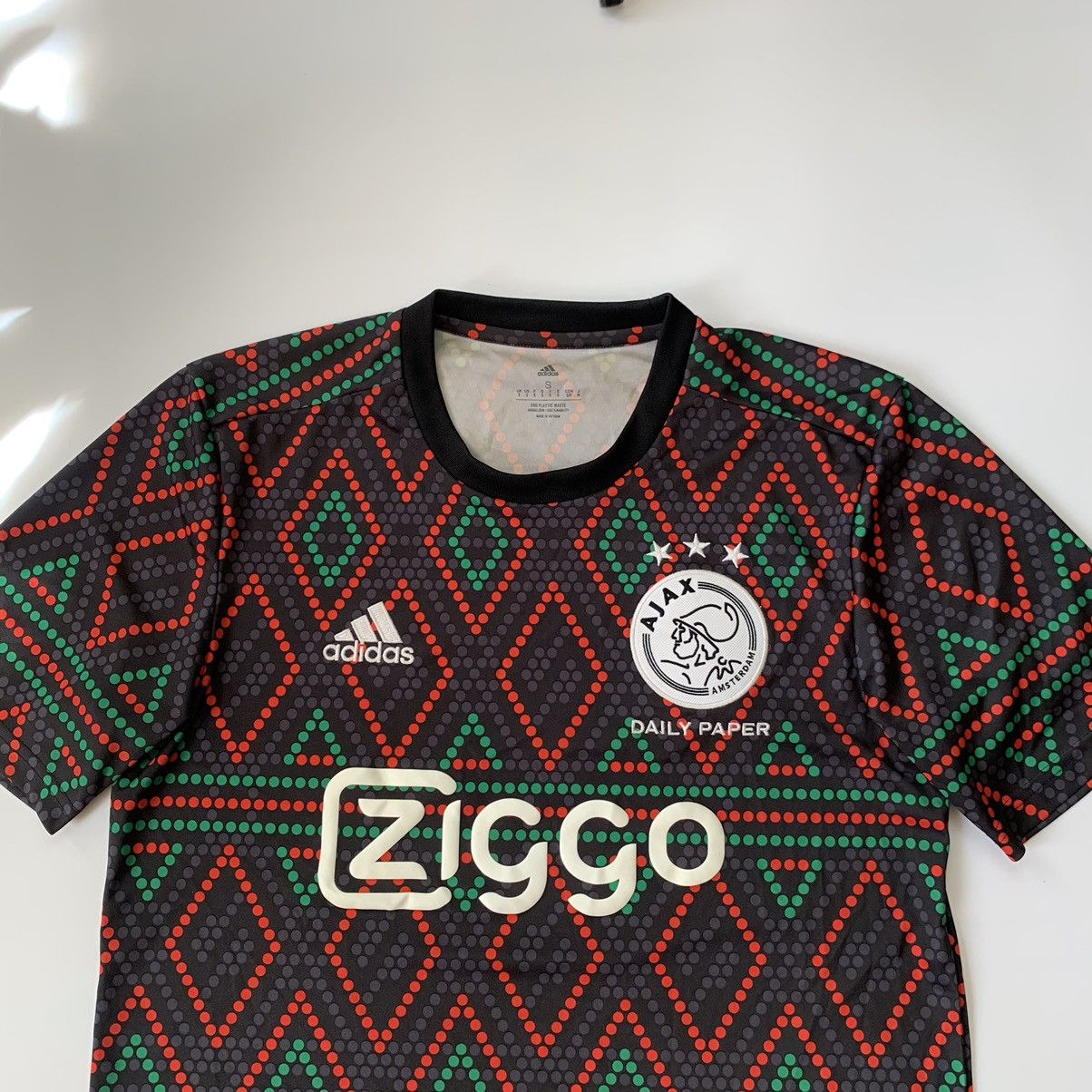Daily Paper Ajax x Daily Paper Adidas Ziggo 2022-23 Jersey Rare Japan Size US S / EU 44-46 / 1 - 2 Thumbnail