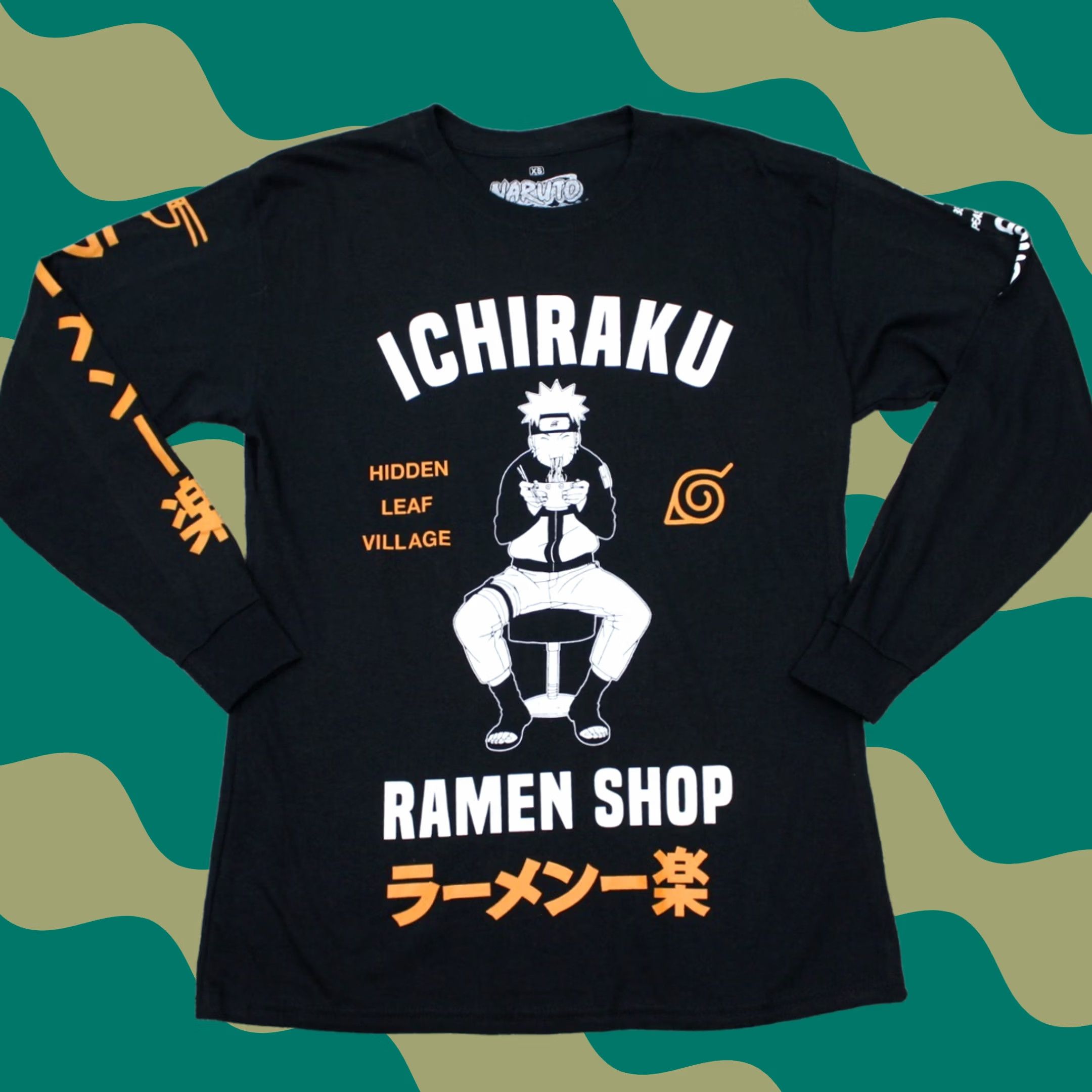 Ripple Junction Ripple Junction Naruto Shippuden Shirt Mens XS Black L/S Cotton Graphic Print 100% Cotton Anime Ichiraku Ramen Mens XS BlackUpdate Size US XS / EU 42 / 0 - 1 Thumbnail
