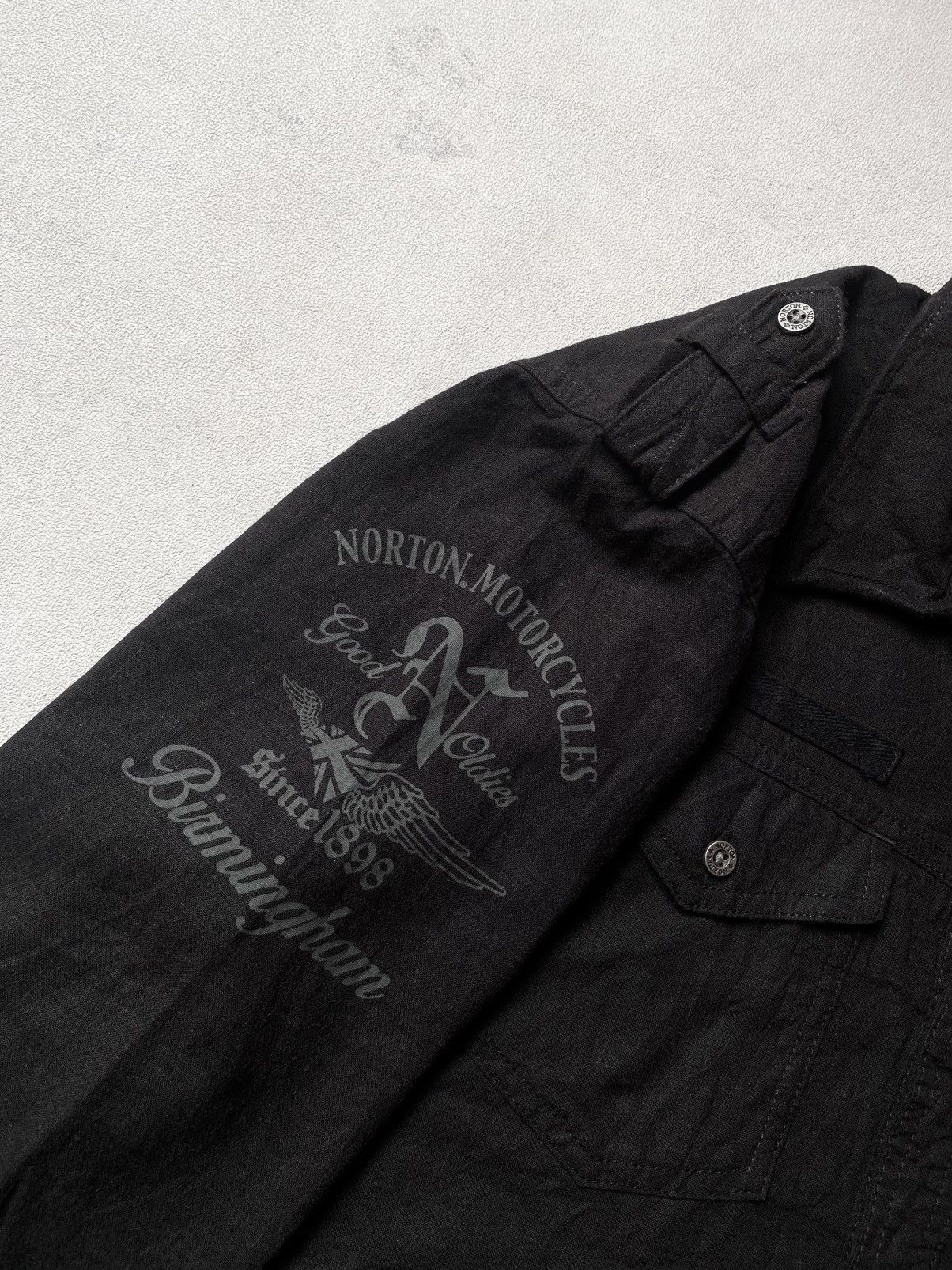 Norton Norton motorcycle military workshirt Size US XL / EU 56 / 4 - 7 Thumbnail