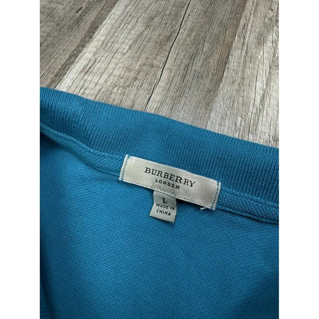 Burberry Burberry Polo Shirt Size: L Size L / US 10 / IT 46 - 4 Thumbnail