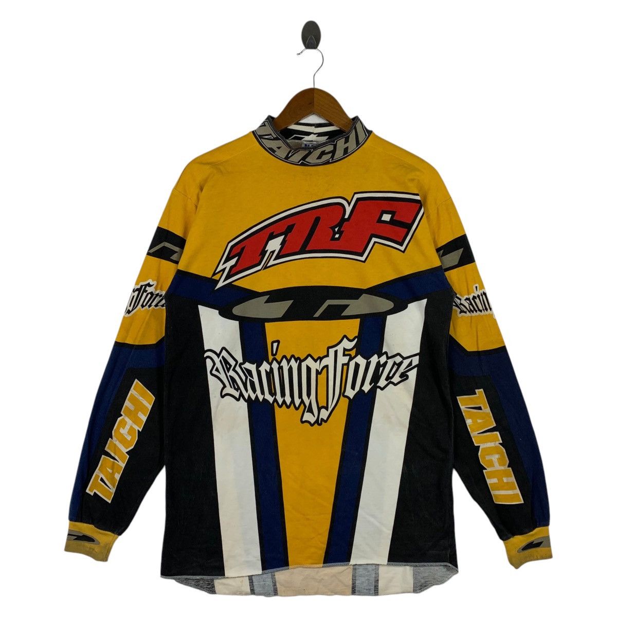 Other Vintage 90s RS TAICHI TRF racing force full print LS tee Size US XL / EU 56 / 4 - 1 Thumbnail