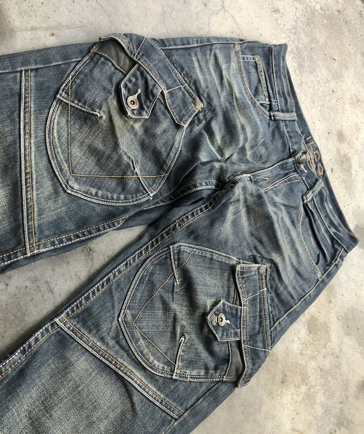 Japanese Brand TACTICAL SIX POCKET DENIM BY IKKA Size US 31 - 2 Thumbnail