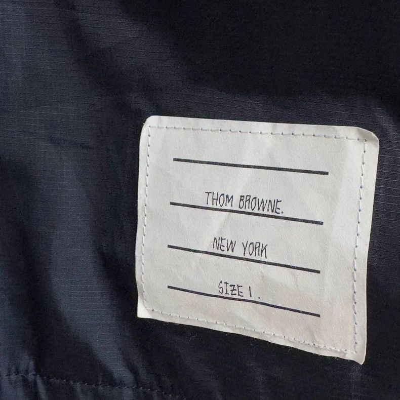 Thom Browne Thom Browne size1 Side striped parker style coat Size US S / EU 44-46 / 1 - 4 Thumbnail