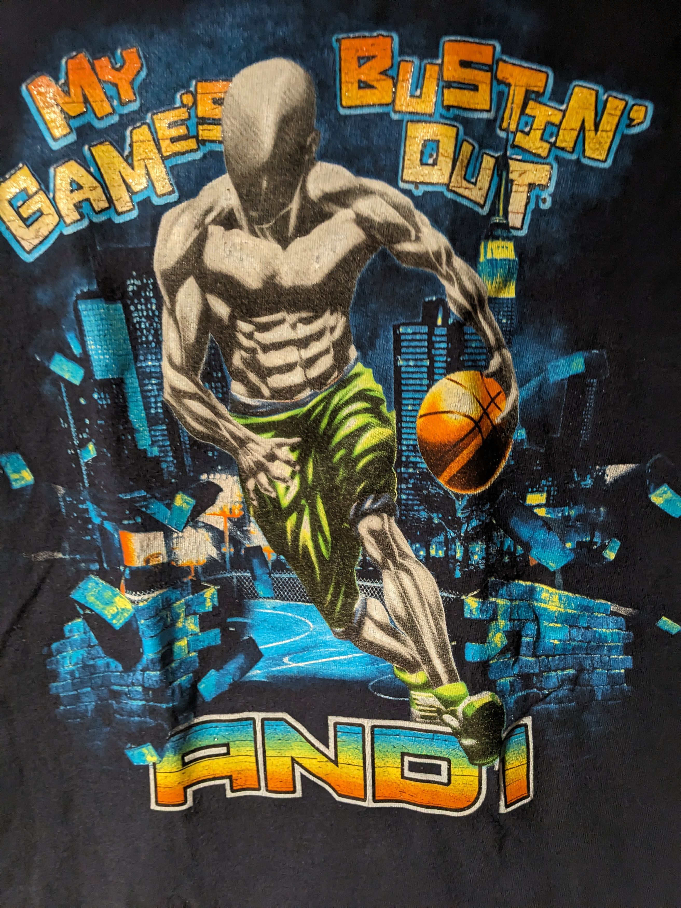 Gildan × Vintage Vintage Y2K And1 My Games Bustin Trash Talk Youth T-Shirt Size US S / EU 44-46 / 1 - 2 Thumbnail