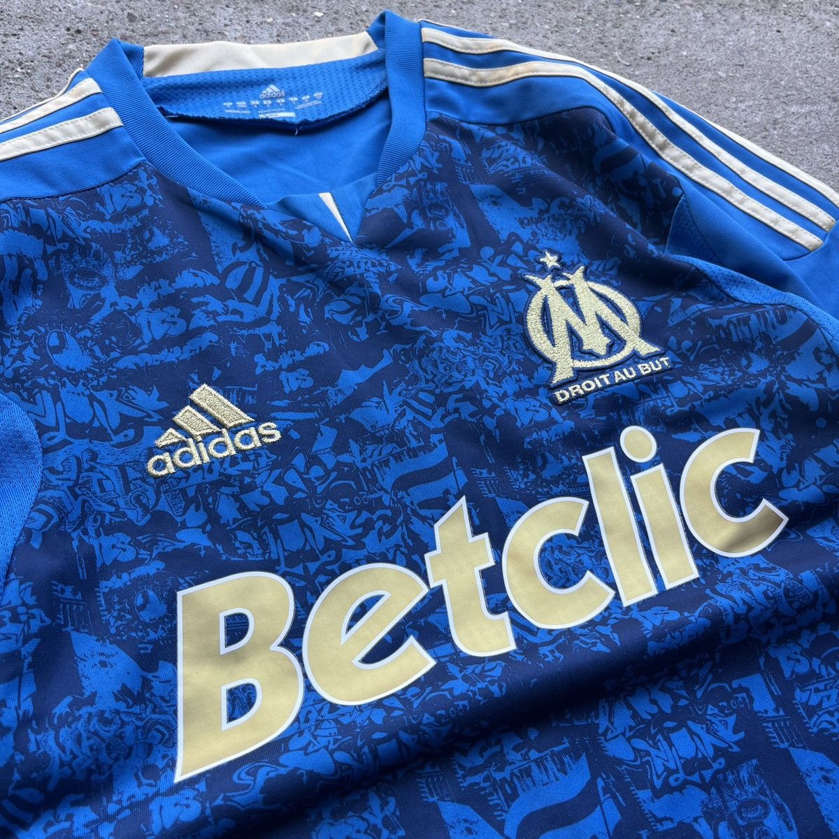 Adidas Olympique Marseille Adidas 2011/2012 away Football Jersey Size US S / EU 44-46 / 1 - 3 Thumbnail