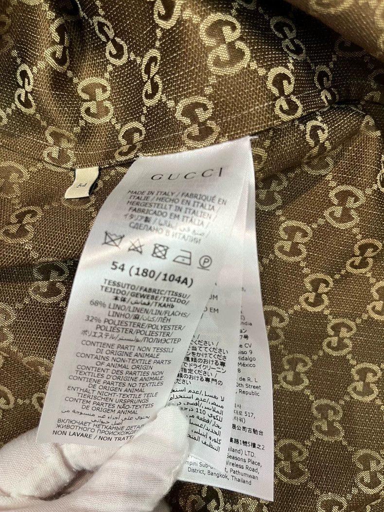 Gucci Gucci Classic double G printed shirt Size US L / EU 52-54 / 3 - 5 Thumbnail