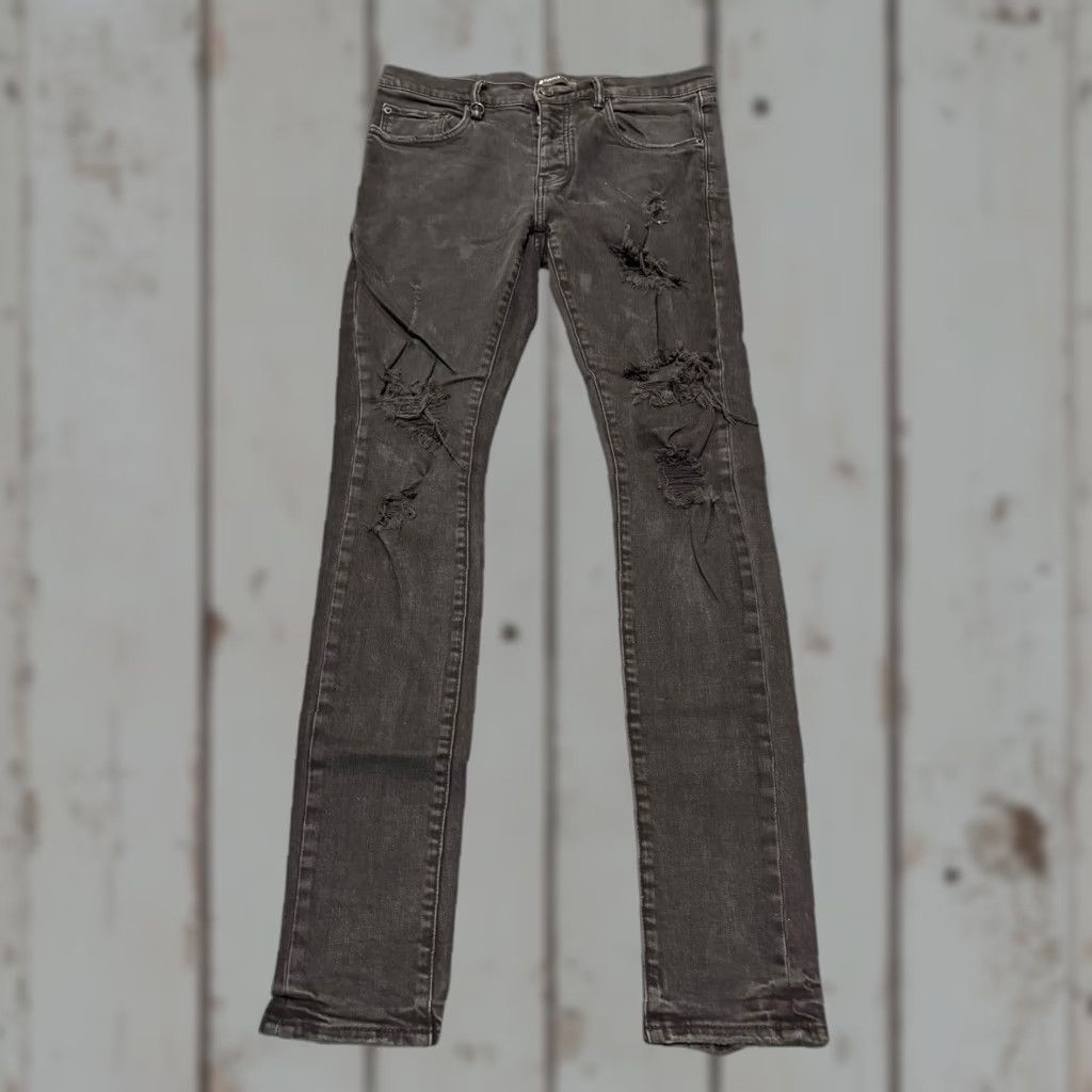 J Brand VINTAGE Purple Brand Jeans P001 BLR Mens 32/32 Denim Jeans Distressed Black Slim 5-Pocket Mens Size US 32 / EU 48 - 1 Thumbnail
