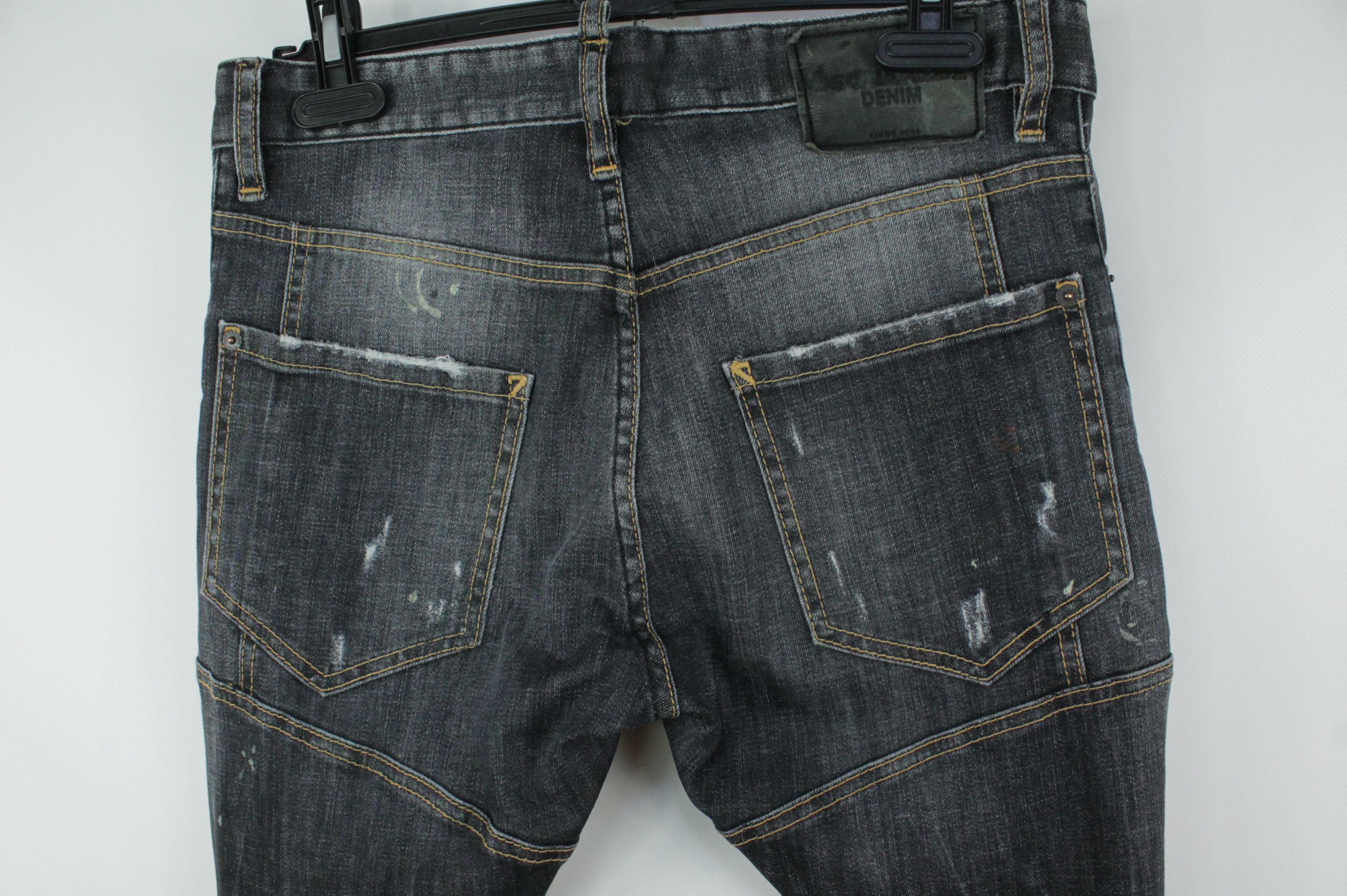 Dsquared2 Dsquared2 Tidy Biker Distressed Denim Skinny Jeans Men's Size US 30 / EU 46 - 9 Thumbnail
