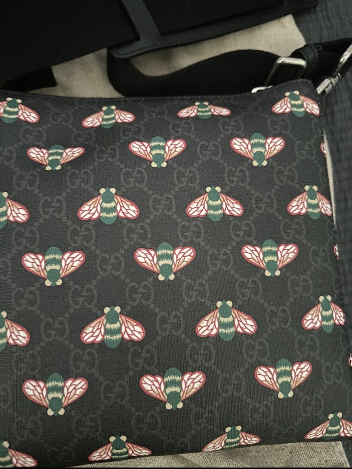 Gucci Gucci Messenger Bag Bestiary Bee Print Size ONE SIZE - 2 Thumbnail