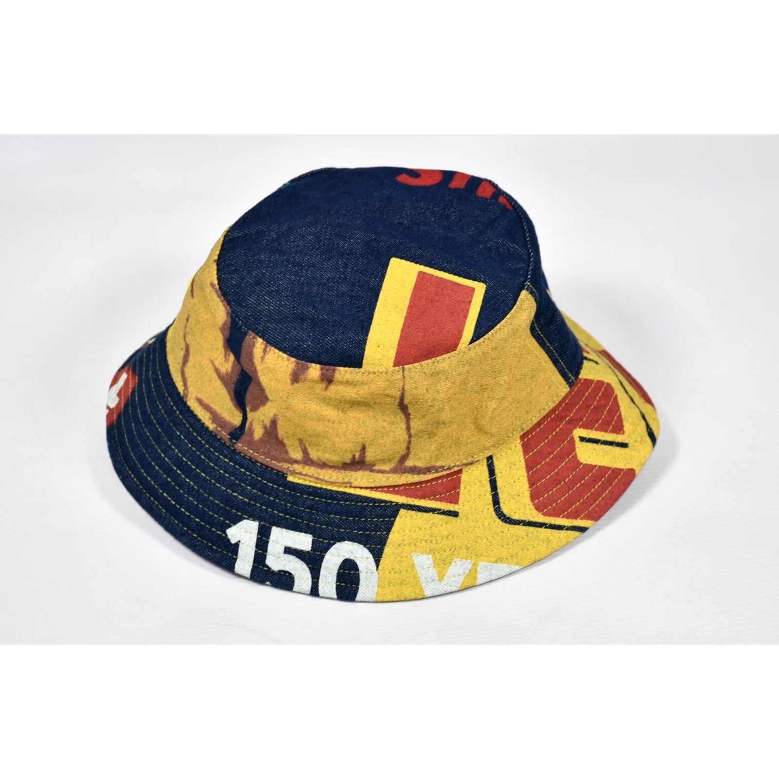 Levi's LEVI'S 501 BANNER PRINT 150th ANNIVERSARY BUCKET HAT Denim SIZE L Blue Cotton Men Size ONE SIZE - 2 Thumbnail