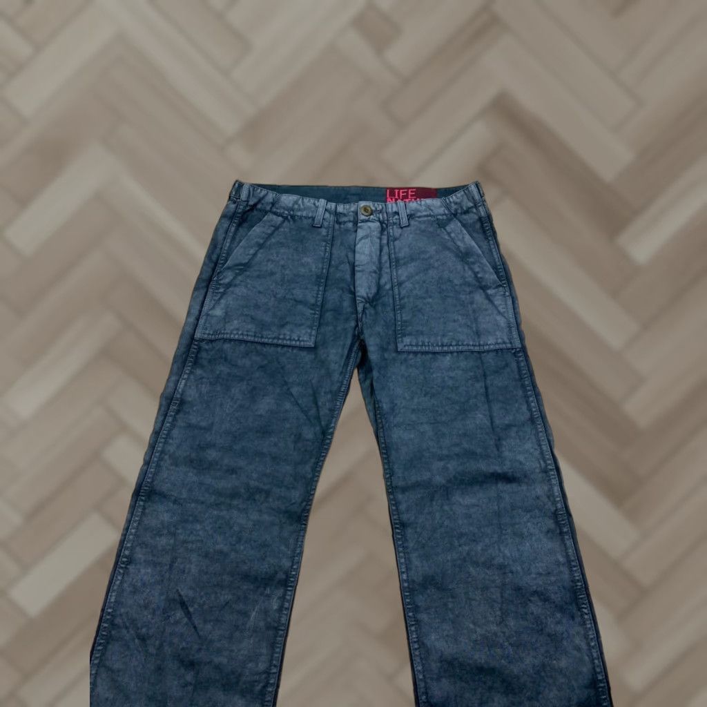 FREECITY VINTAGE Free City Pants Womens 32 Indigo Blue Ankle High Rise 32 Inseam Relaxed Blue Women's Size 24" / US 00 / IT 34 - 1 Thumbnail