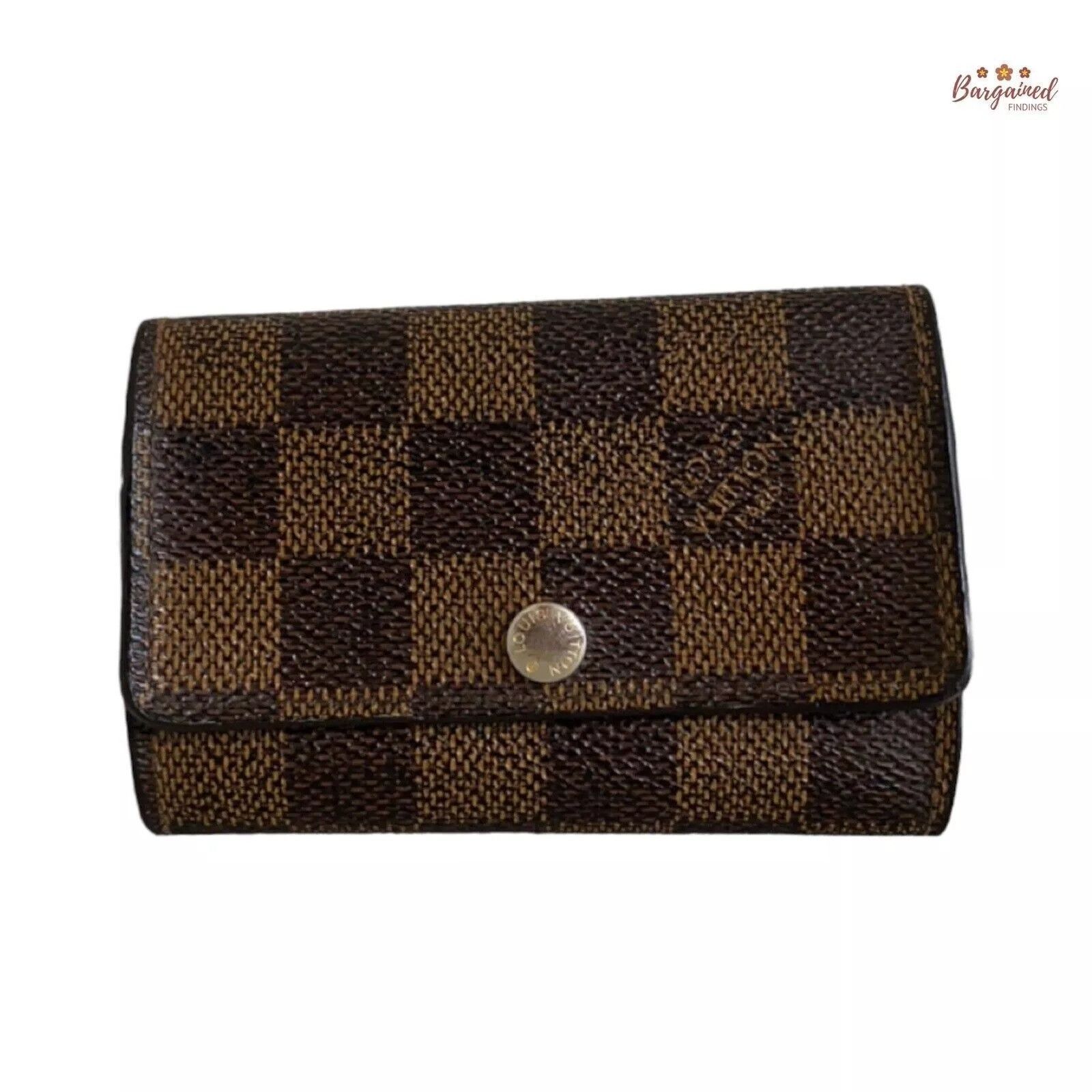 Louis Vuitton Louis Vuitton Damier Ebene Canvas Leather 6 Key Holder Size ONE SIZE - 1 Thumbnail