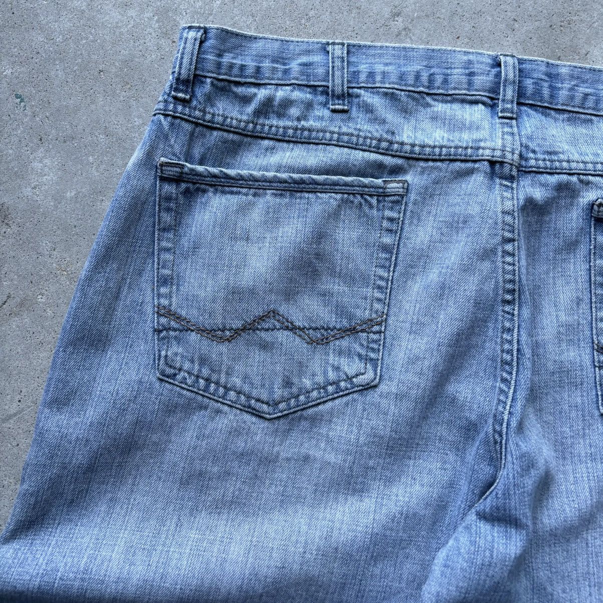 Vintage × Wrangler vintage Y2K WRANGLER BOOTCUT Baggy Distressed Wide Leg jeans Size US 38 / EU 54 - 15 Thumbnail