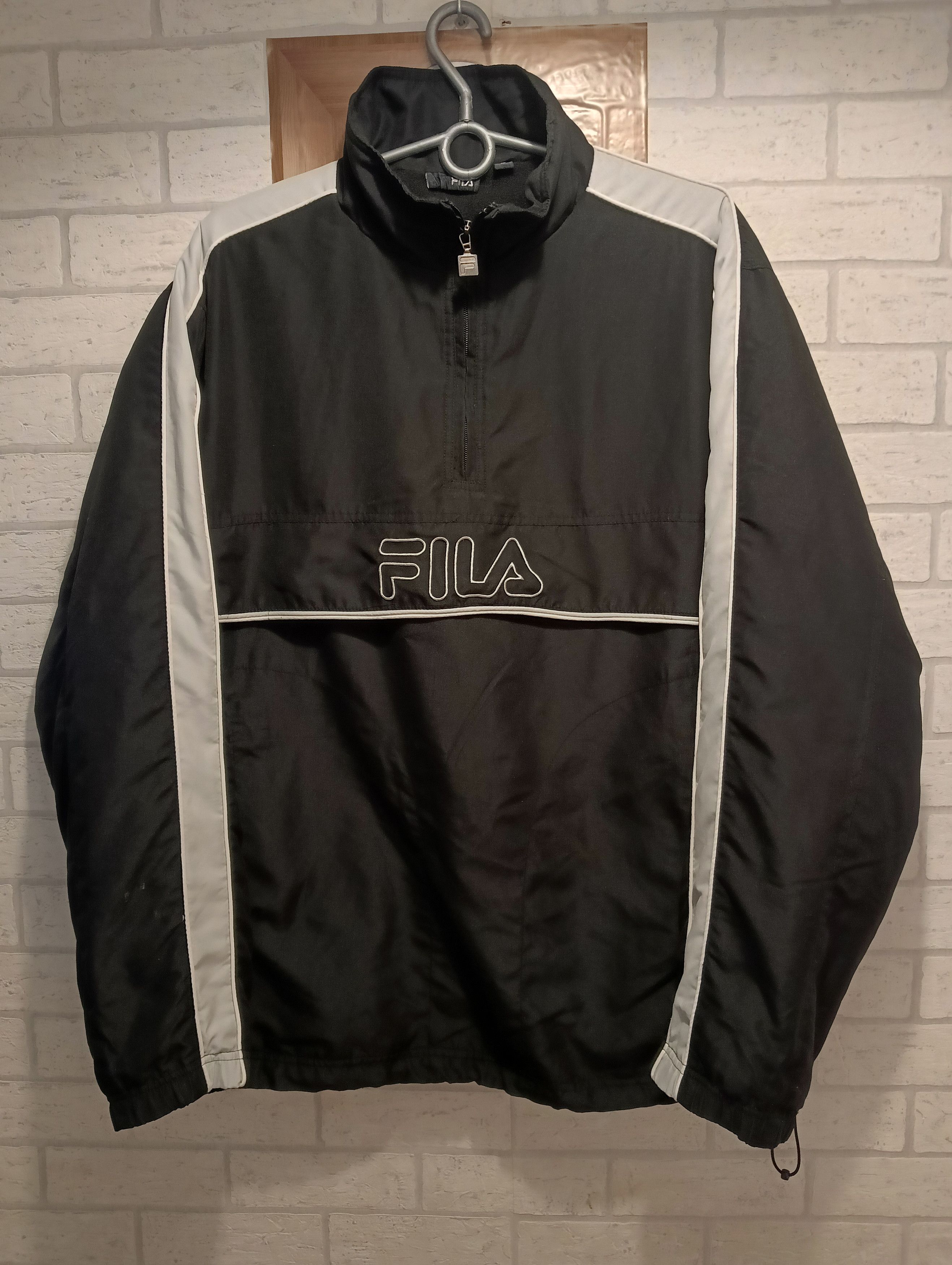 Fila Black vintage jacket Fila Size US M / EU 48-50 / 2 - 1 Thumbnail