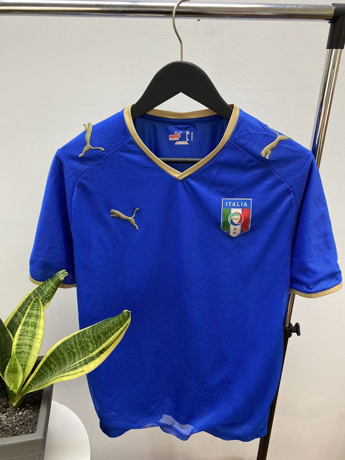 Puma ITALY 2008/2009 HOME FOOTBALL SHIRT SOCCER JERSEY PUMA Size US L / EU 52-54 / 3 - 4 Thumbnail