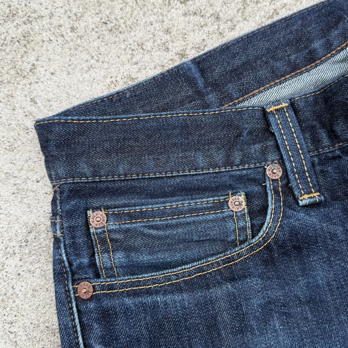 Japanese Brand Back Number Men’s Jeans Size 34 Made in Nippon 100% Cotton Size US 34 / EU 50 - 6 Thumbnail