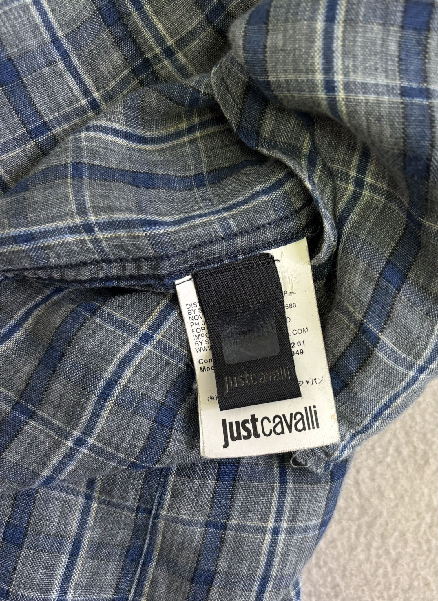 Just Cavalli Just Cavalli 100% Linen Shirt Size 48 Size US M / EU 48-50 / 2 - 12 Thumbnail