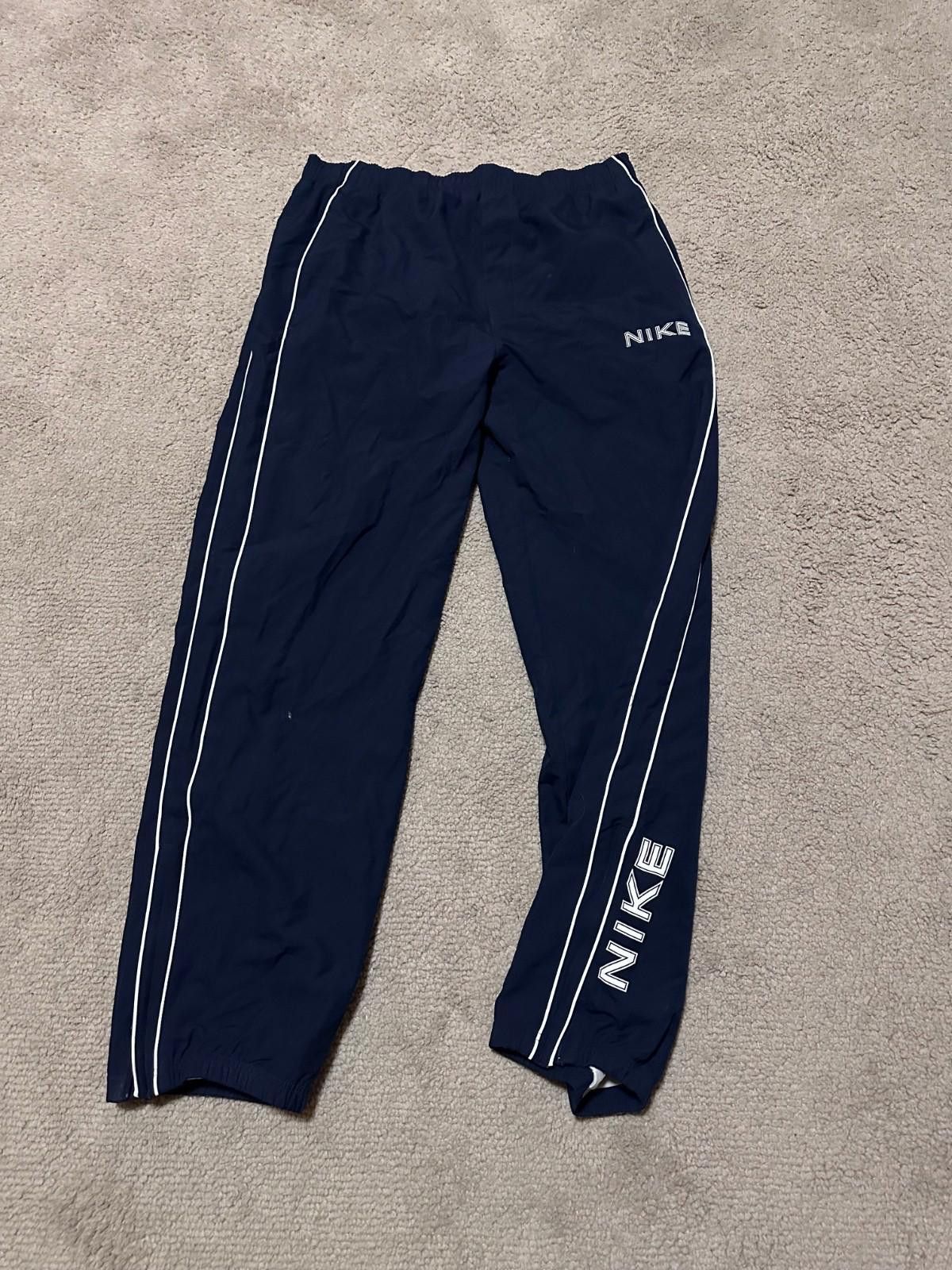 Nike Vintage Nike Track Pant Blue Sz L Size US 34 / EU 50 - 1 Thumbnail