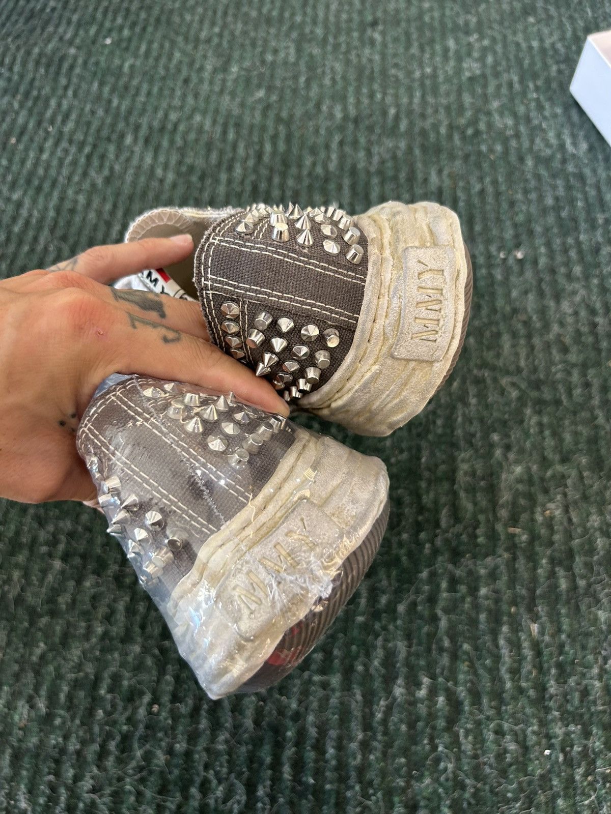 Maison MIHARA YASUHIRO Mihara Peterson Low Studded Sneakers Size US 8.5 / EU 41-42 - 4 Thumbnail