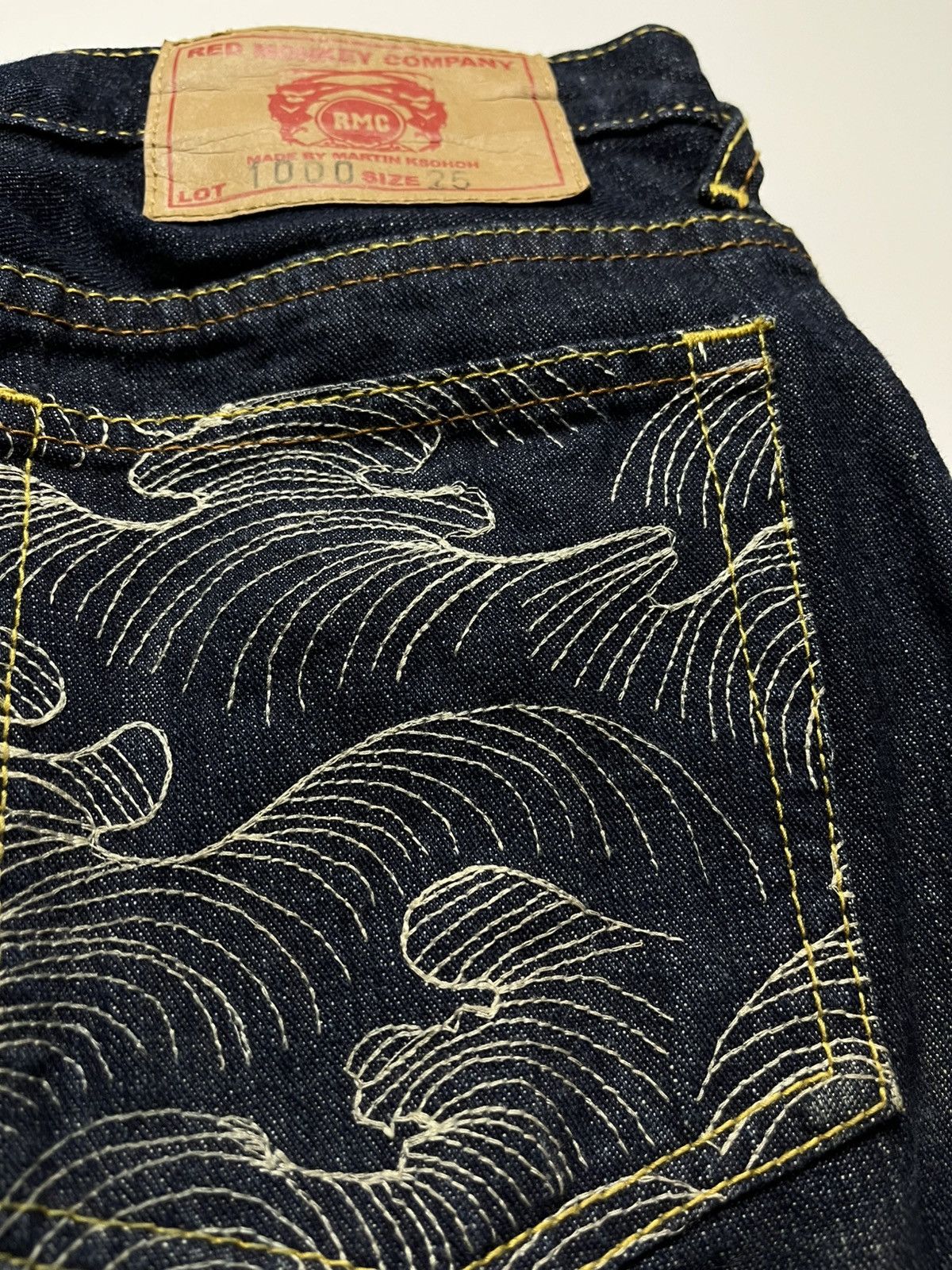 RMC Jeans RMC Red Monkey Company x McDonalds Embroidered Pants Size US 26 / EU 42 - 9 Thumbnail