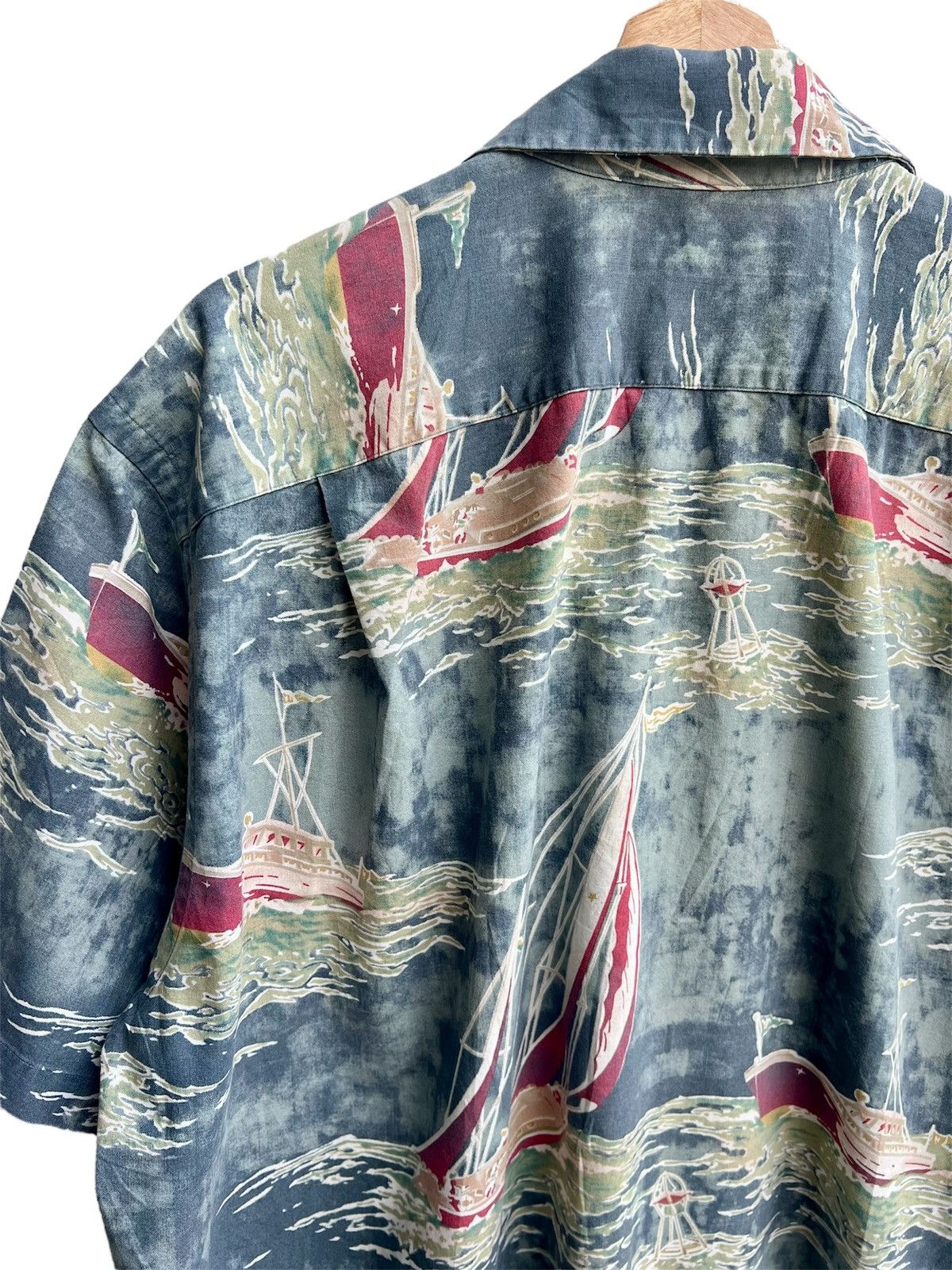 Polo Ralph Lauren VINTAGE POLO RALPH LAUREN CAMP SAILING SHIP MEN SHIRT Size US XL / EU 56 / 4 - 12 Thumbnail