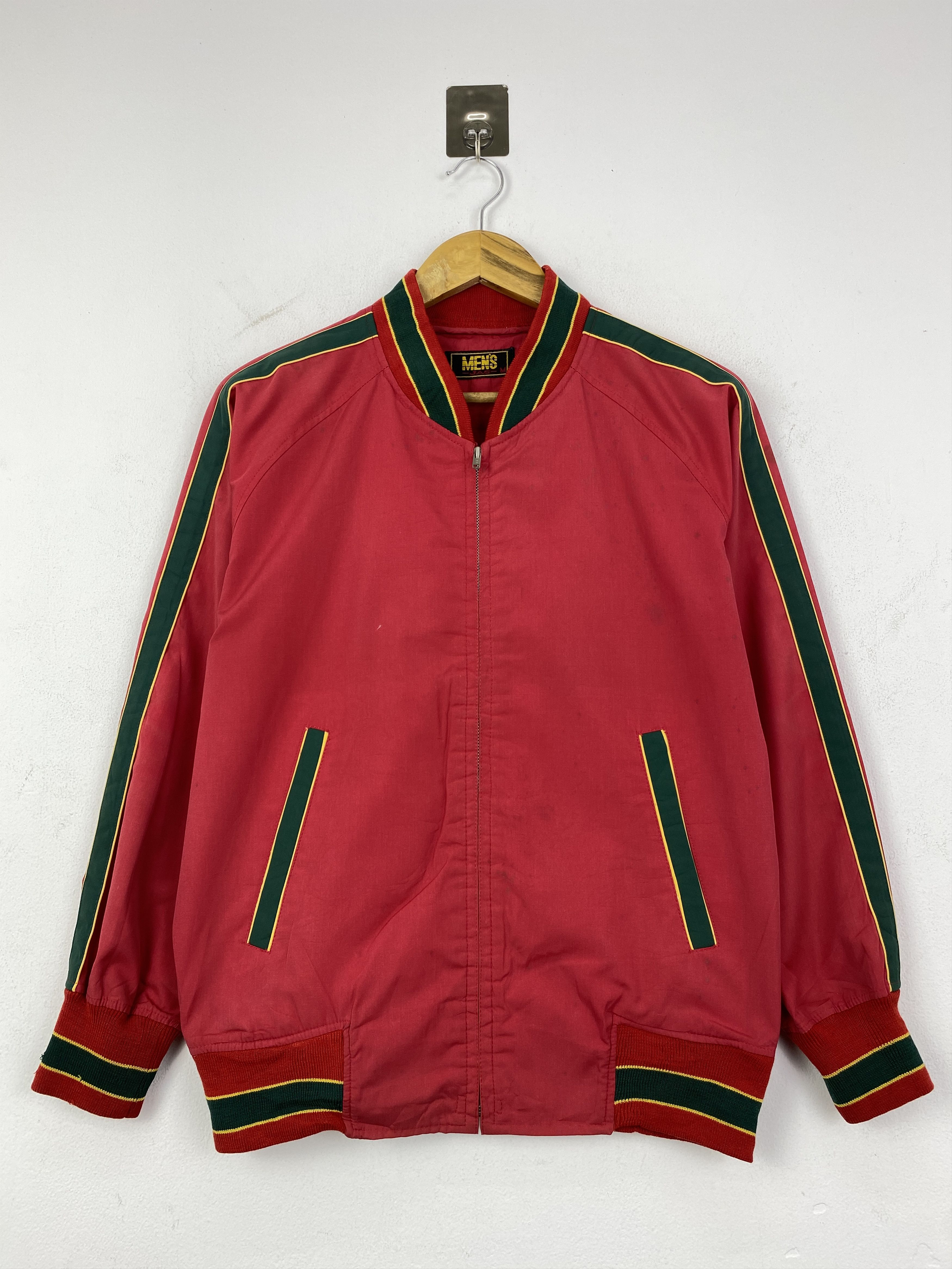Japanese Brand Vintage Japanese Brand Red Track Jacket JA0205 Size US M / EU 48-50 / 2 - 1 Thumbnail