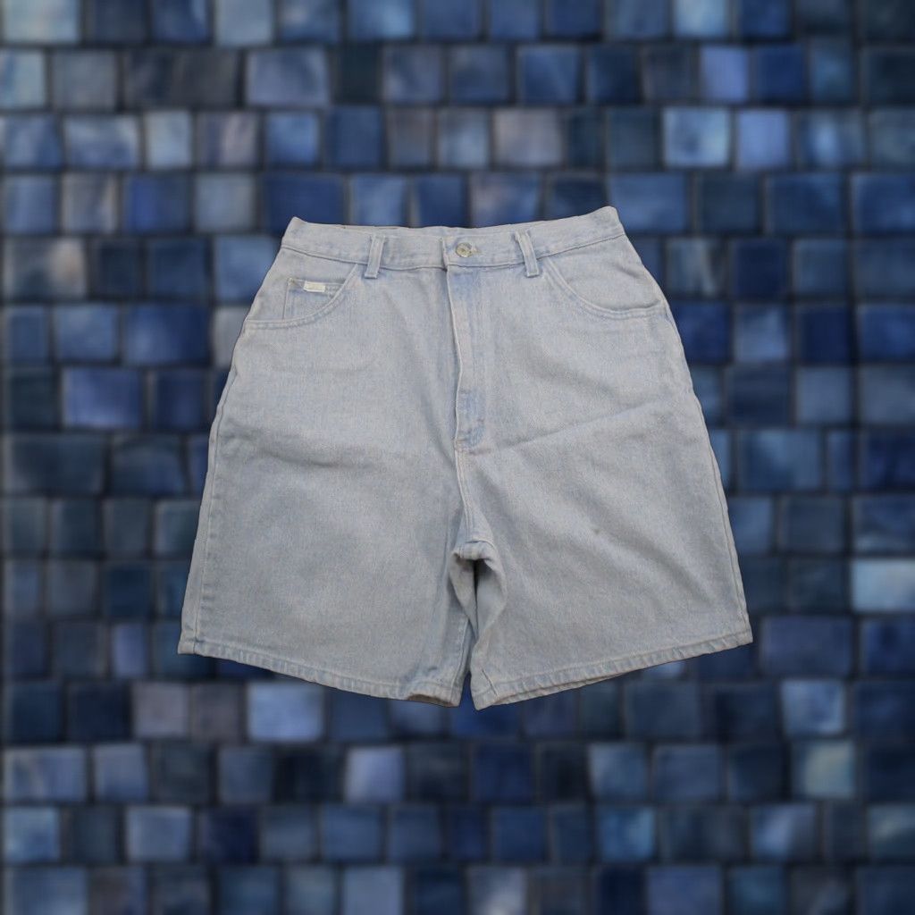 Lee VINTAGE Lee Denim Jean Mom Shorts Women’s 16 Med Light Wash High Waisted 90s Fashion Womens Size 38" / US 16 / IT 52 - 1 Thumbnail