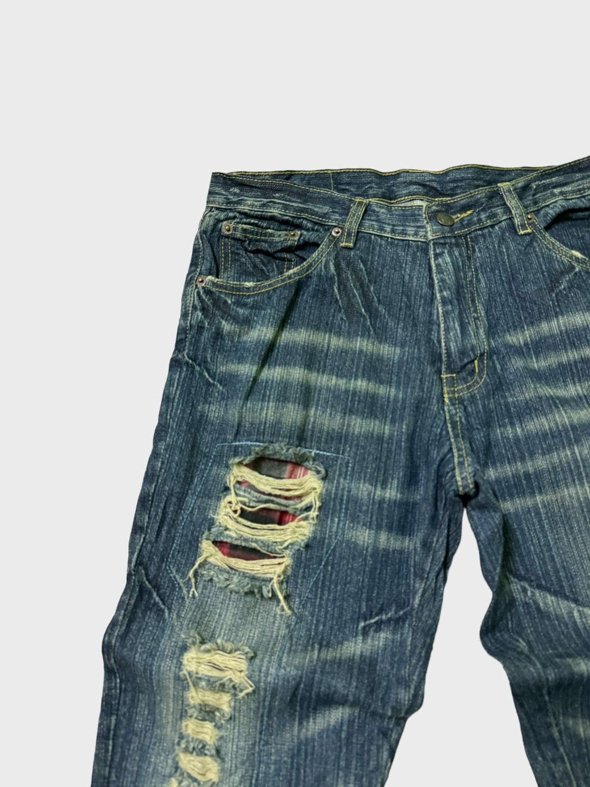 Vintage VINTAGE JAPANESE TRADITION SOLBERRY DRAGON EMBROIDERED DENIM Size US 30 / EU 46 - 4 Thumbnail