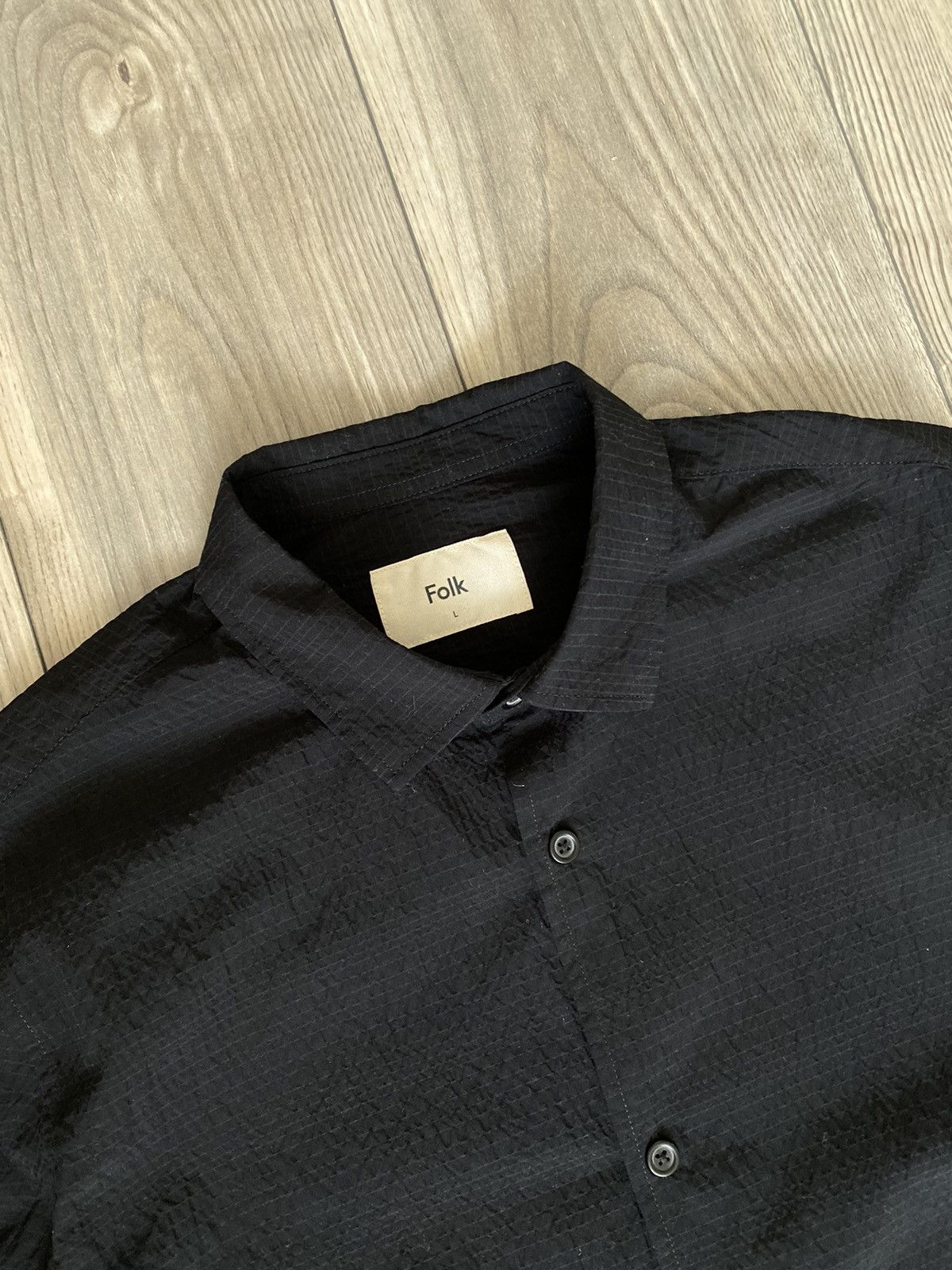 Folk Folk Button’s Shirt Men’s Long Sleeve Black Size L Size US L / EU 52-54 / 3 - 6 Thumbnail