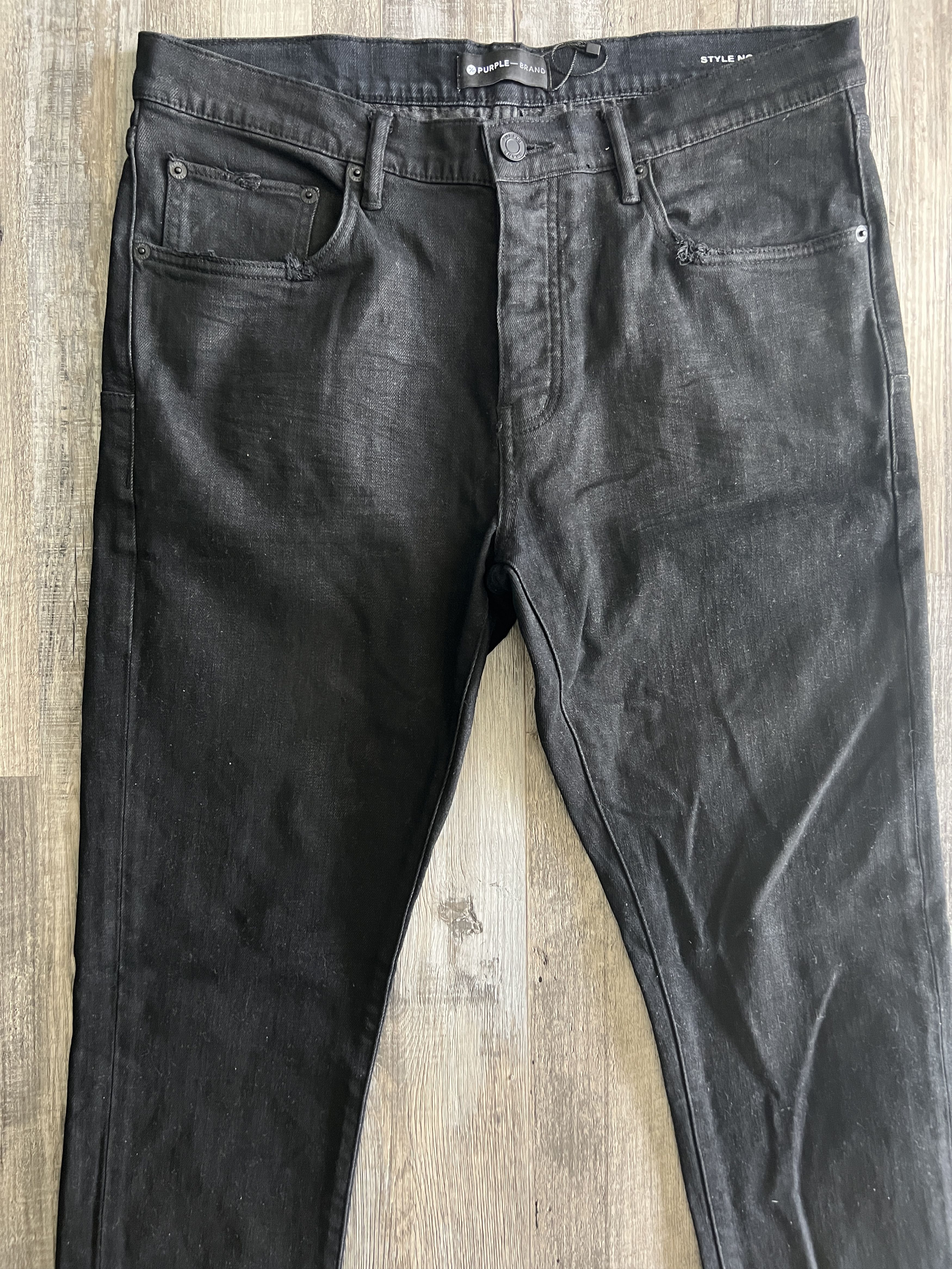 Purple Brand Purple Brand Slim Fit Black Jeans Size US 34 / EU 50 - 1 Thumbnail
