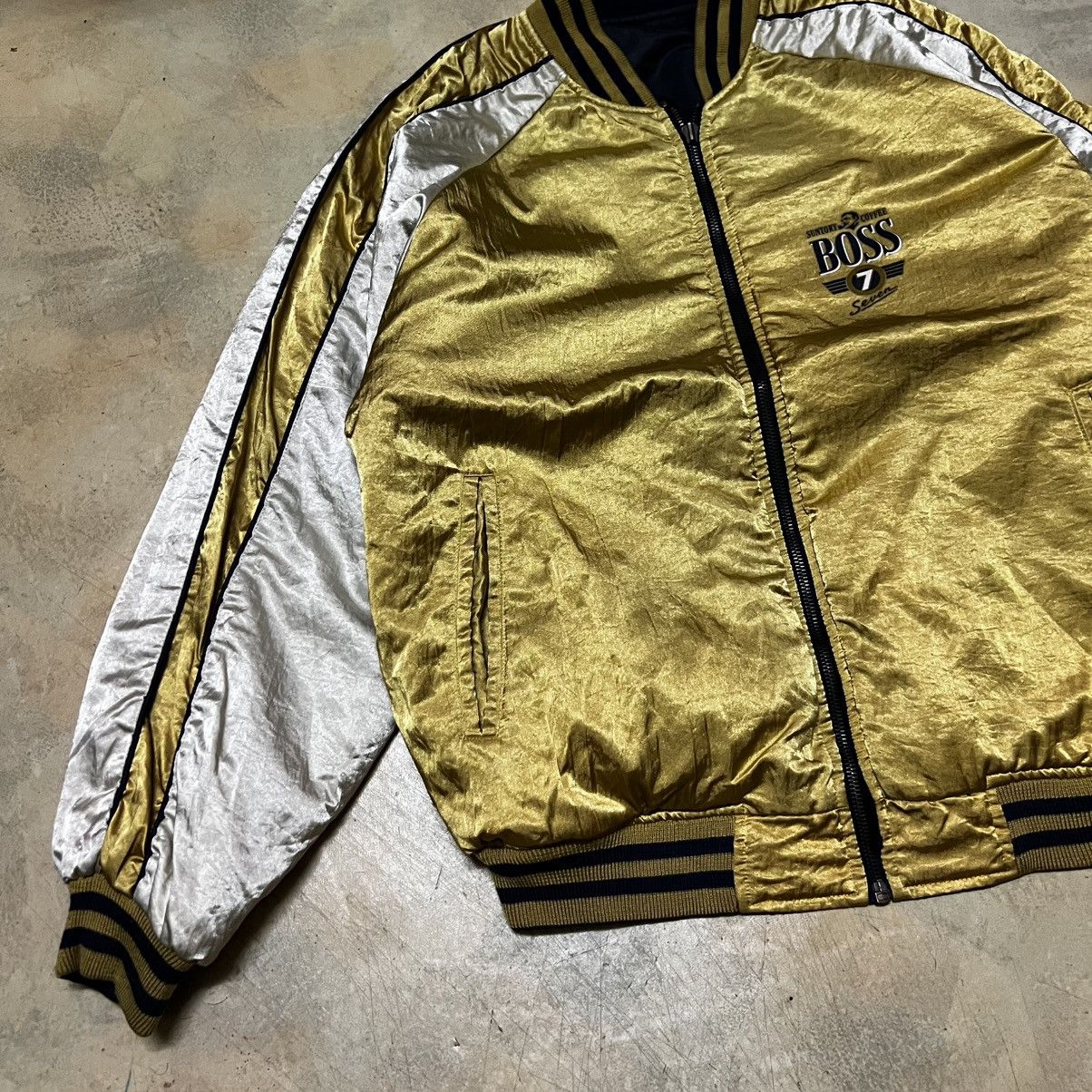 Japanese Brand Suntory Boss Coffee Big Logo Bomber Jacket Reversible Size US M / EU 48-50 / 2 - 5 Thumbnail