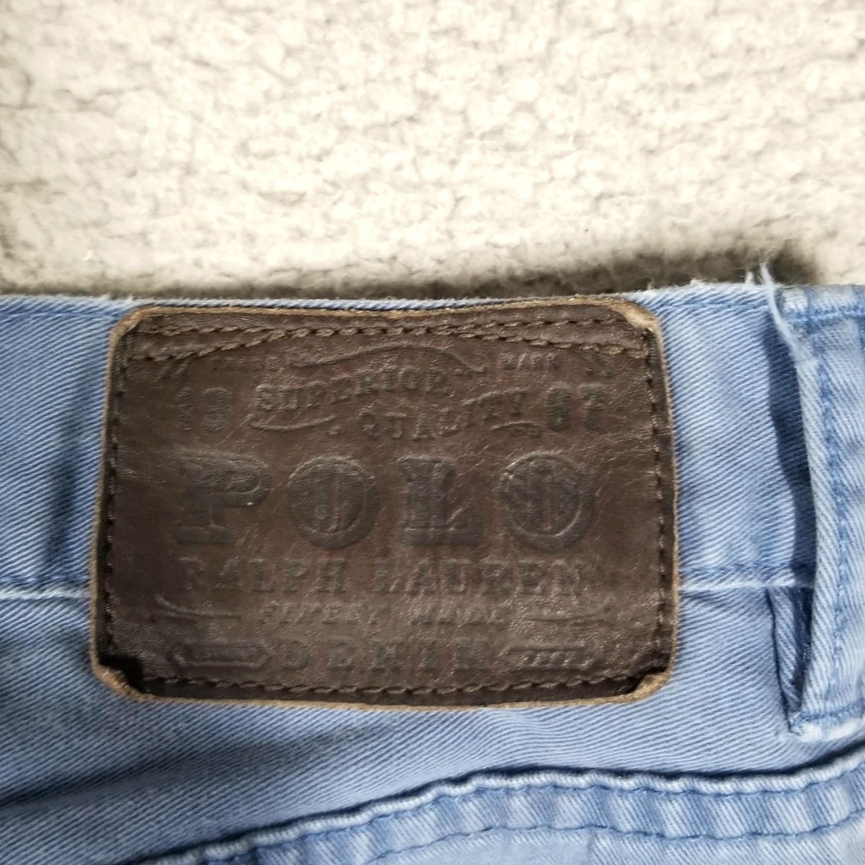Polo Ralph Lauren VINTAGE Polo Ralph Lauren Jeans Mens 38x32 Blue 5-Pocket Twill Embroidered Pony Casual Mens Size US M / EU 48-50 / 2 - 4 Thumbnail