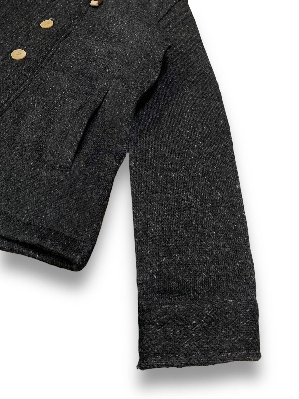 Beams Plus Japanese Brand BEAMS Herringbone Pattern Hooded Jacket Size US M / EU 48-50 / 2 - 14 Thumbnail