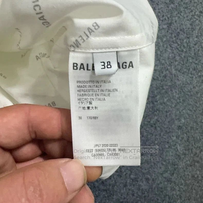 Balenciaga Balenciaga All-over Print Short Sleeve Shirt. Size US L / EU 52-54 / 3 - 5 Thumbnail