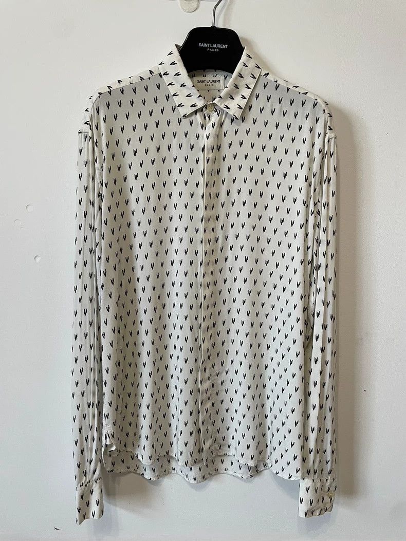 Saint Laurent Paris Saint laurent paris size 38 shirt 2506-Nextarrow Size US M / EU 48-50 / 2 - 1 Thumbnail