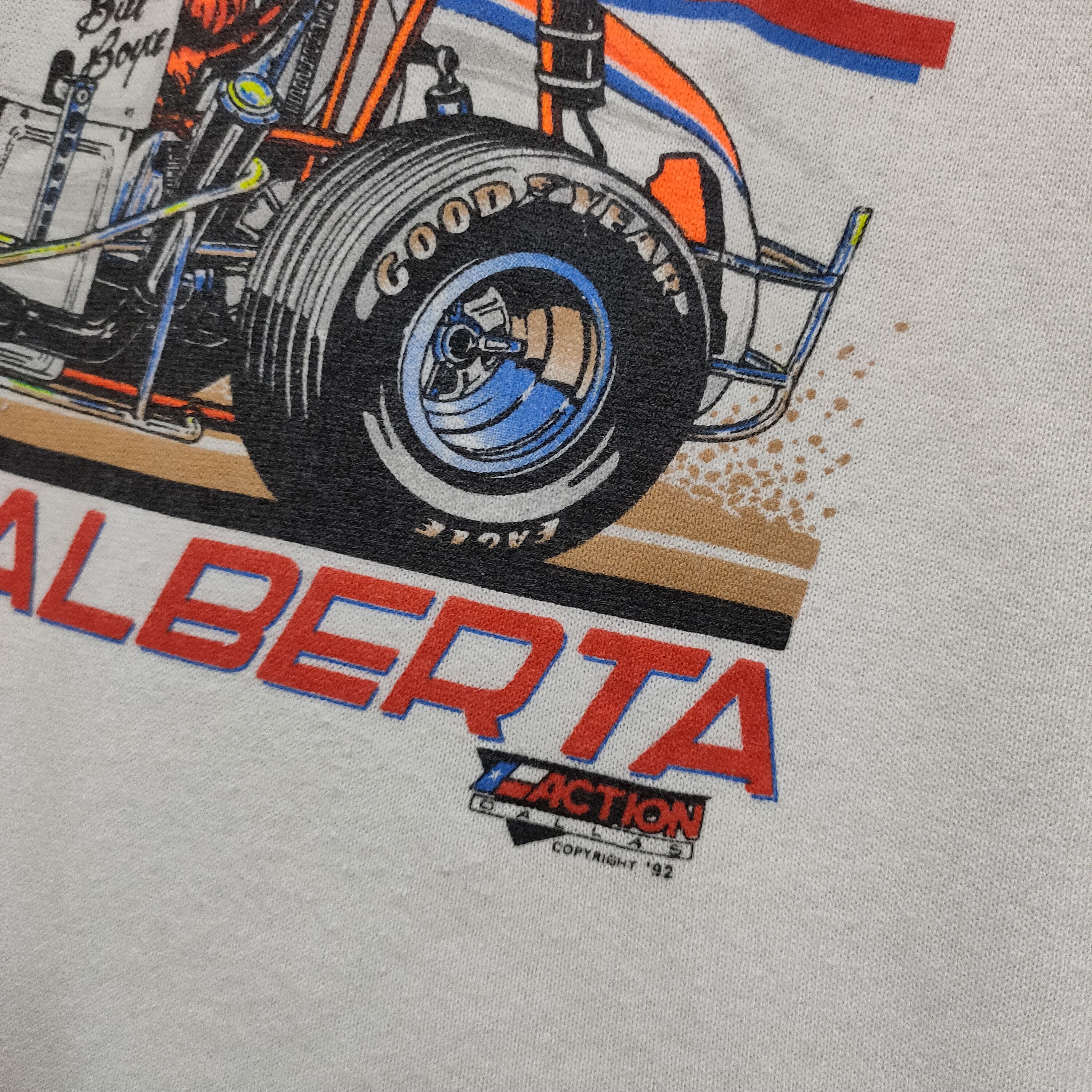 Vintage Bill Boyce Racing 1993 Lethbridge Alberta Sprint Car Size US M / EU 48-50 / 2 - 8 Thumbnail